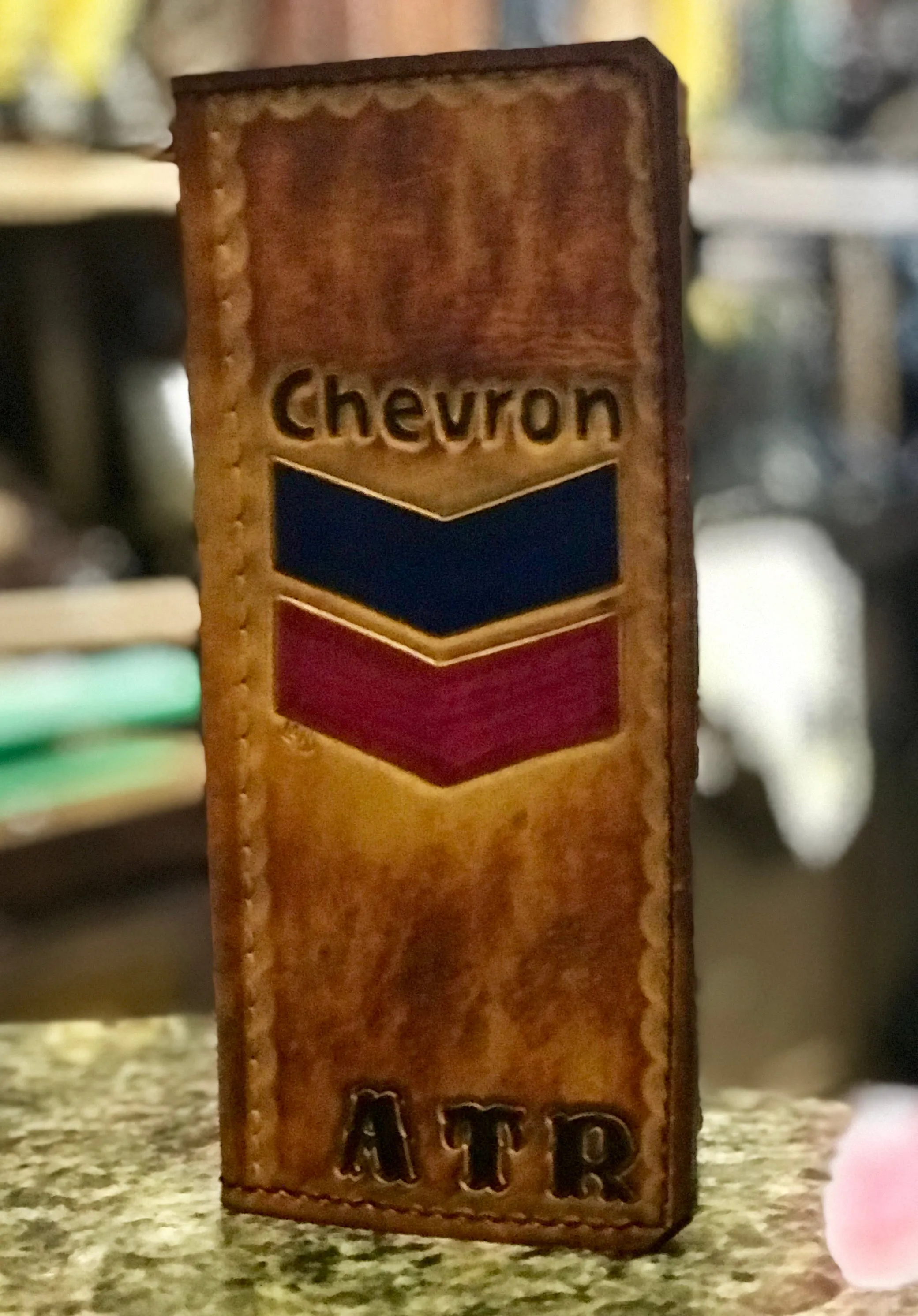 Leather Tally Book - Custom Handmade