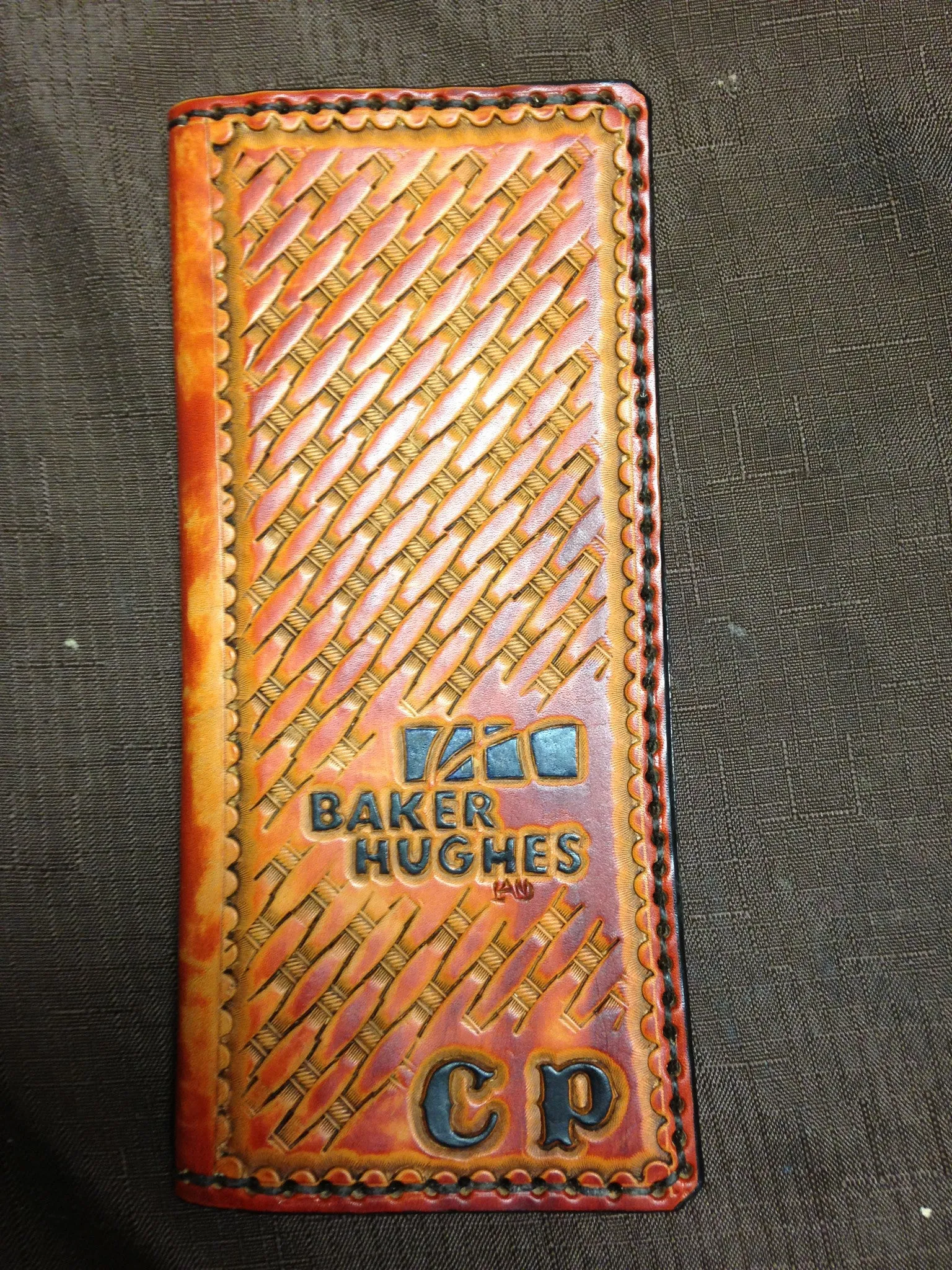 Leather Tally Book - Custom Handmade