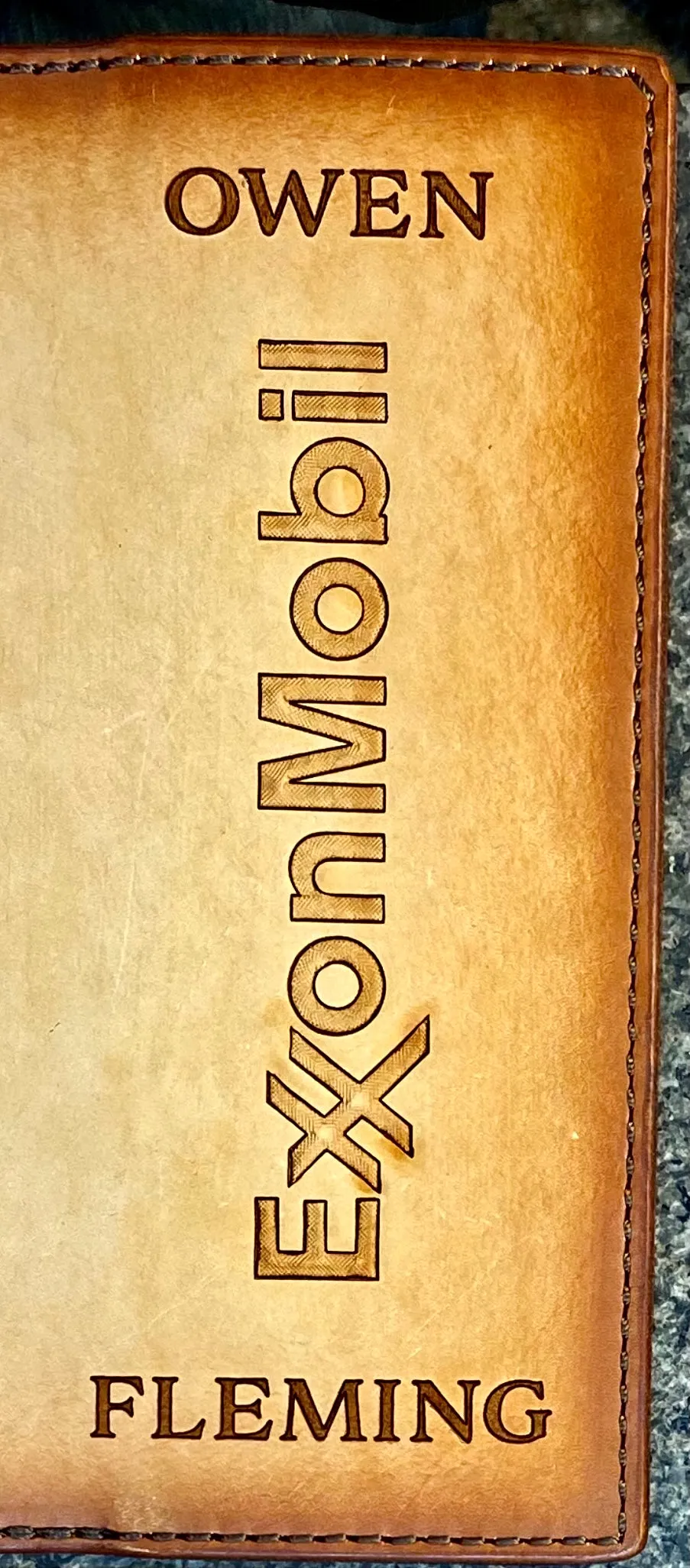 Leather Tally Book - Custom Handmade