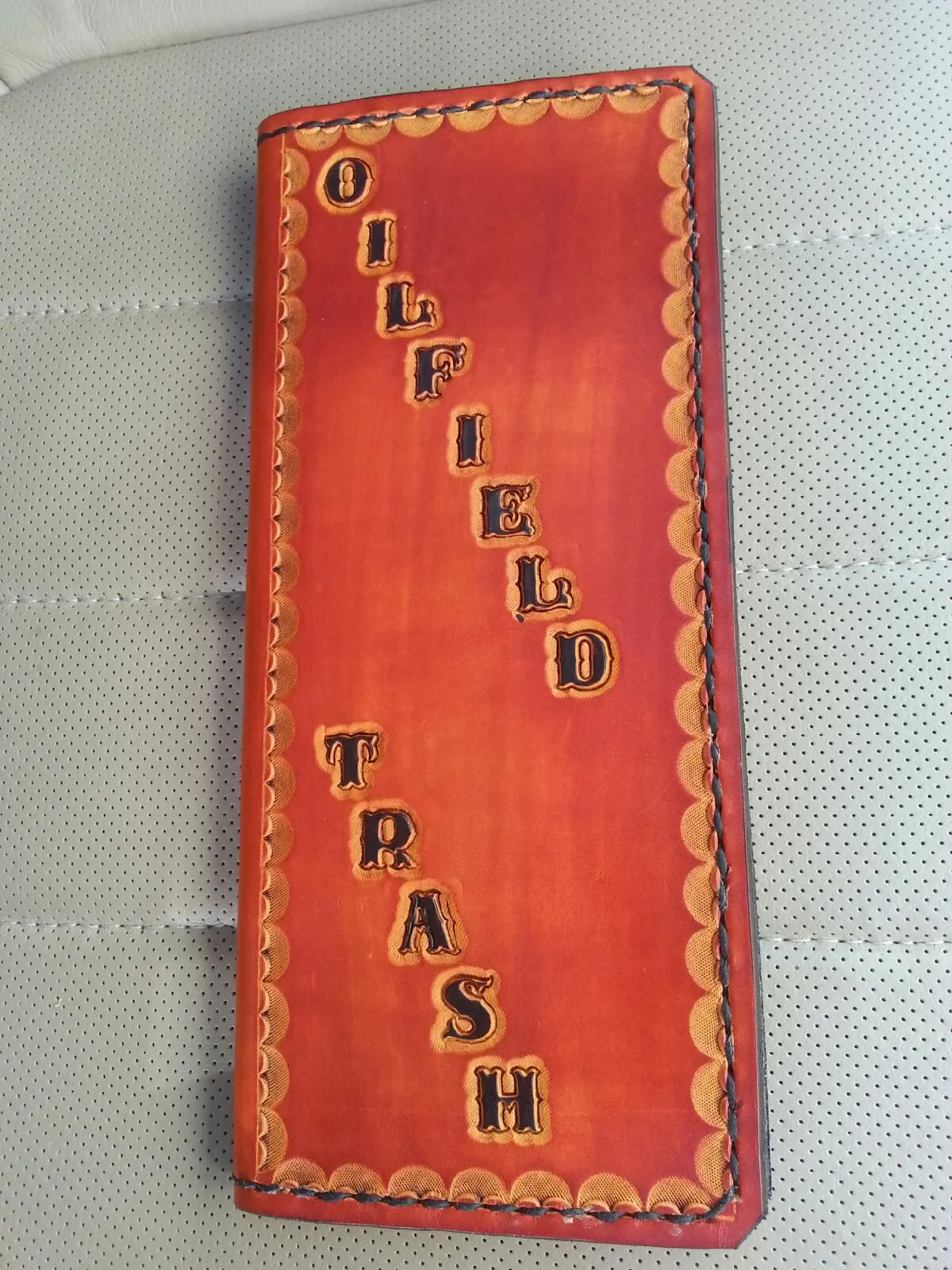 Leather Tally Book - Custom Handmade