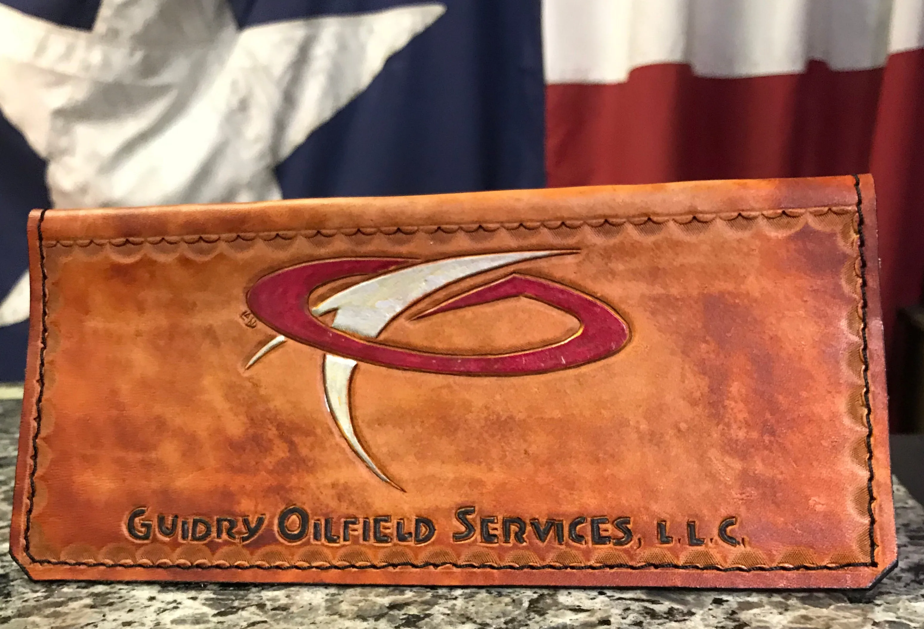 Leather Tally Book - Custom Handmade