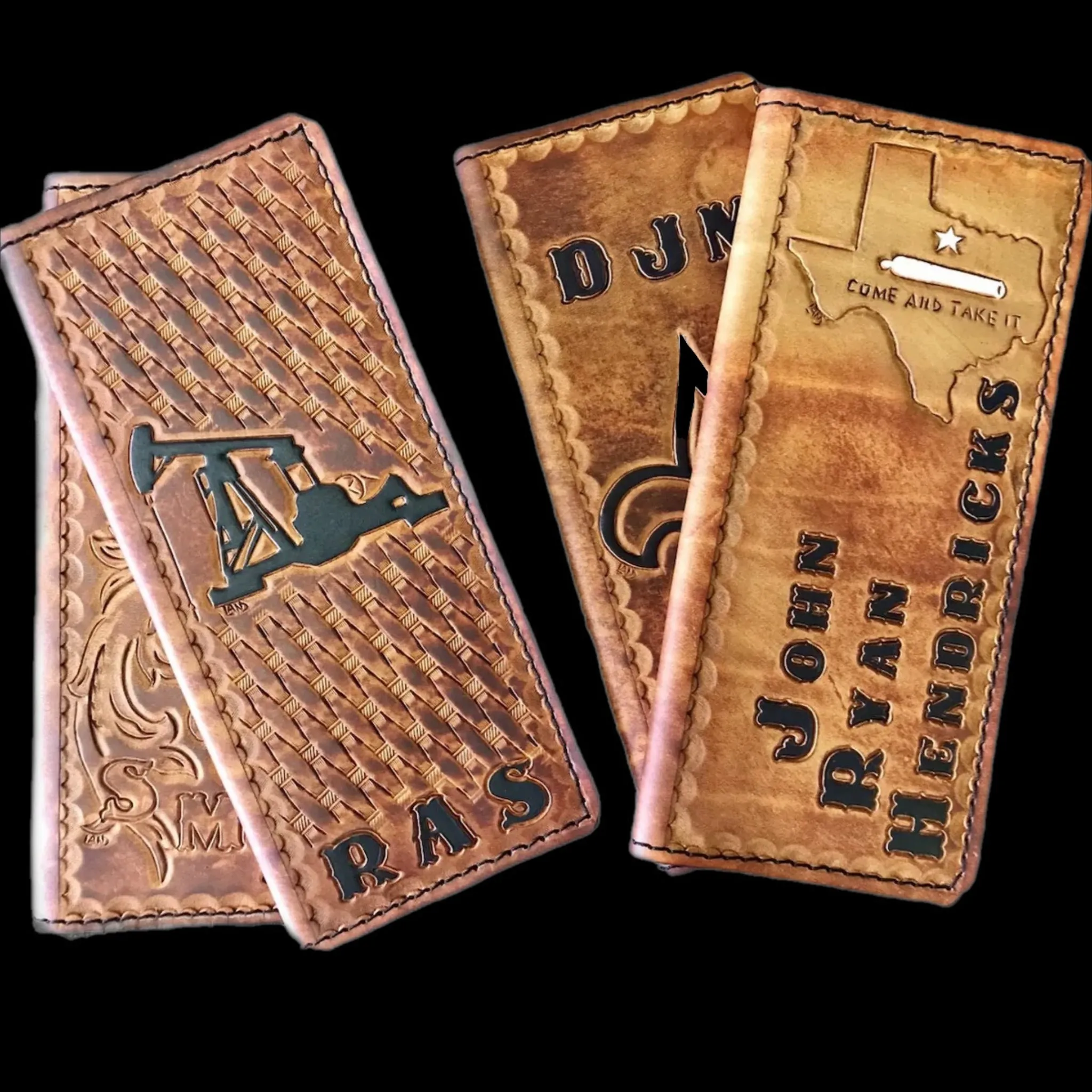 Leather Tally Book - Custom Handmade