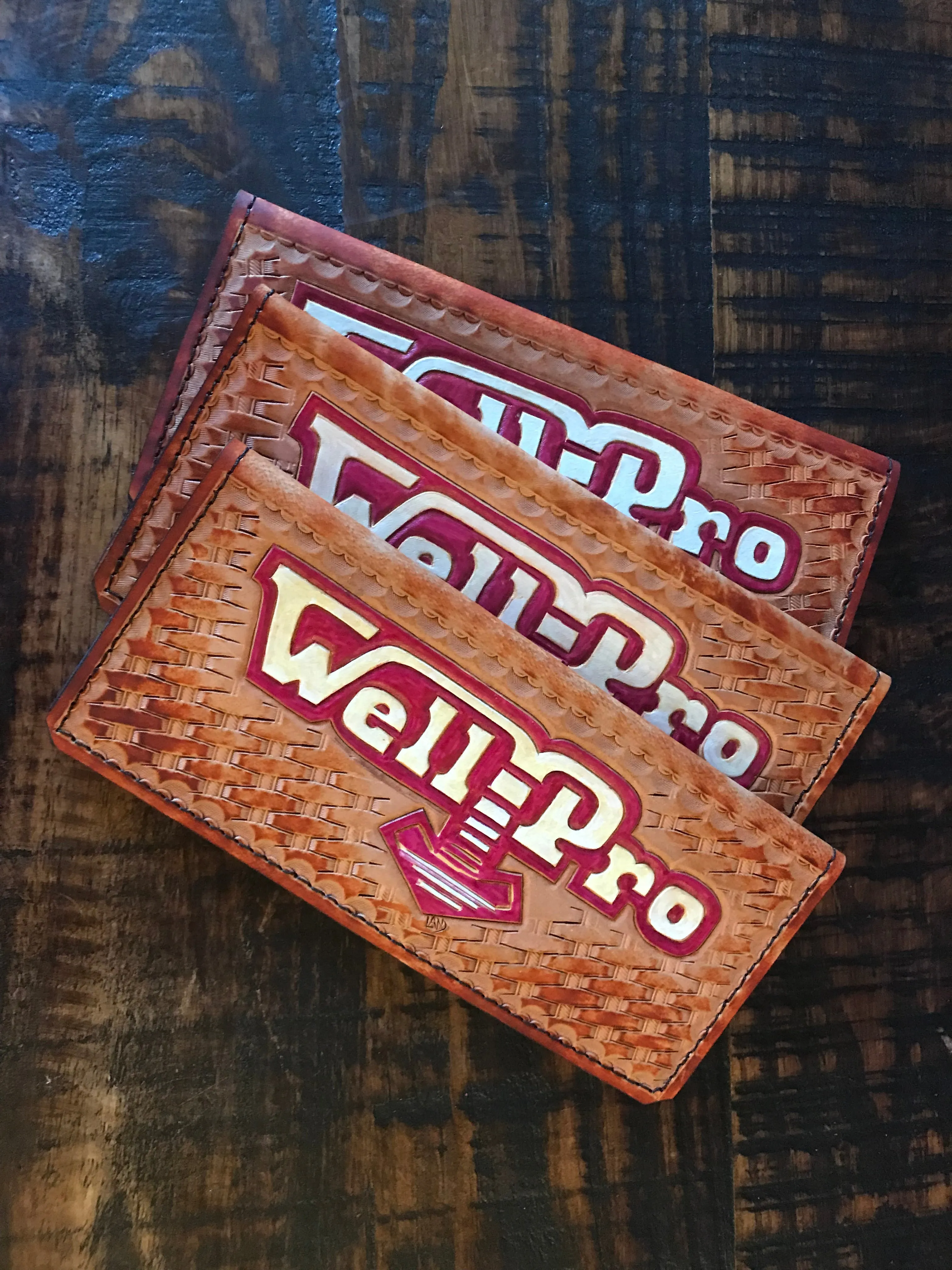 Leather Tally Book - Custom Handmade