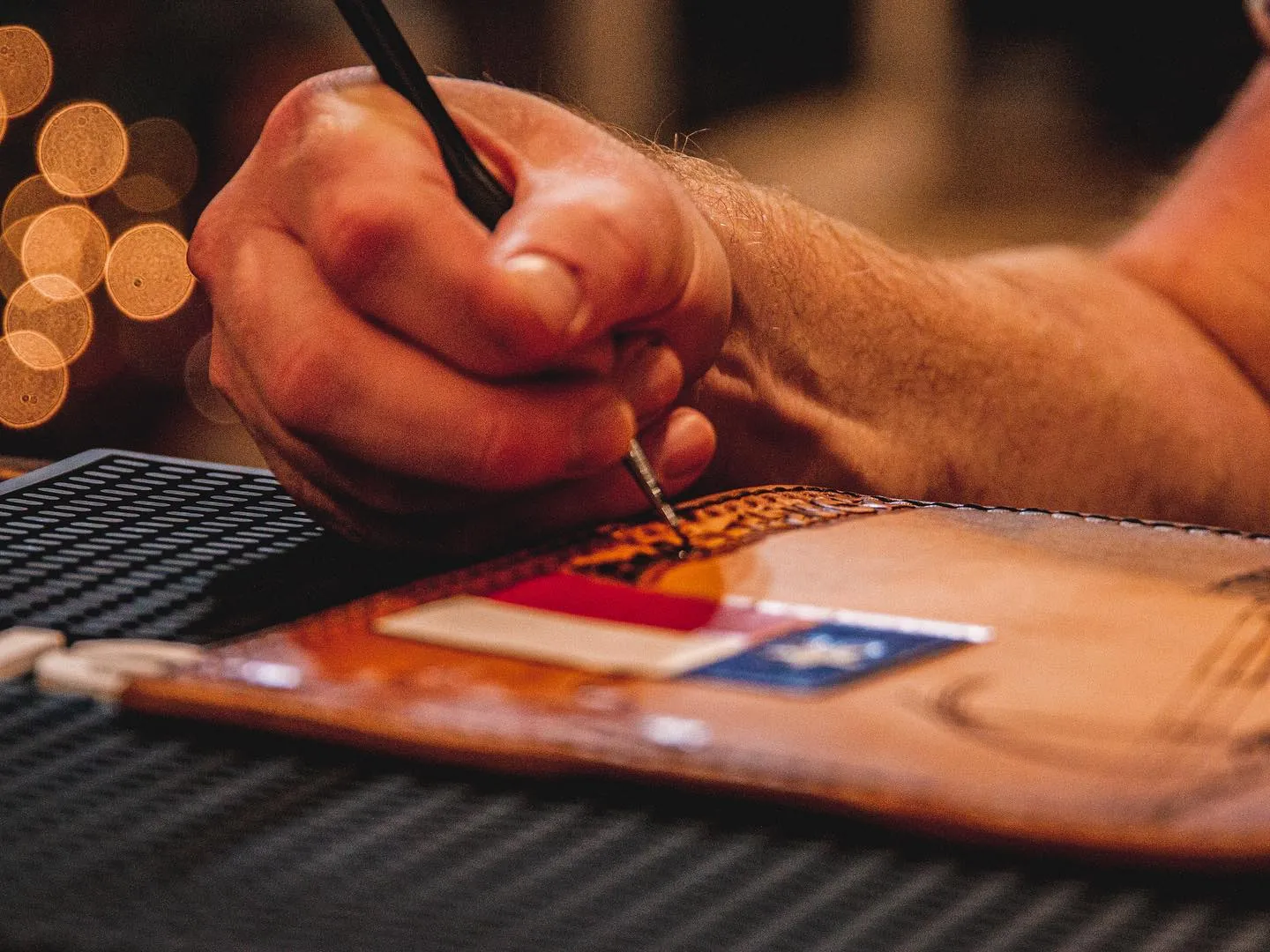 Leather Tally Book - Custom Handmade