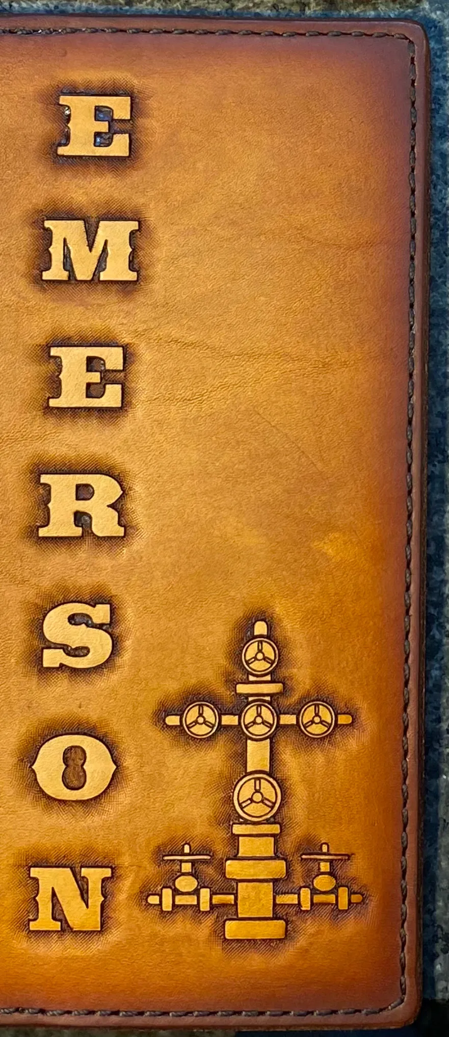 Leather Tally Book - Custom Handmade