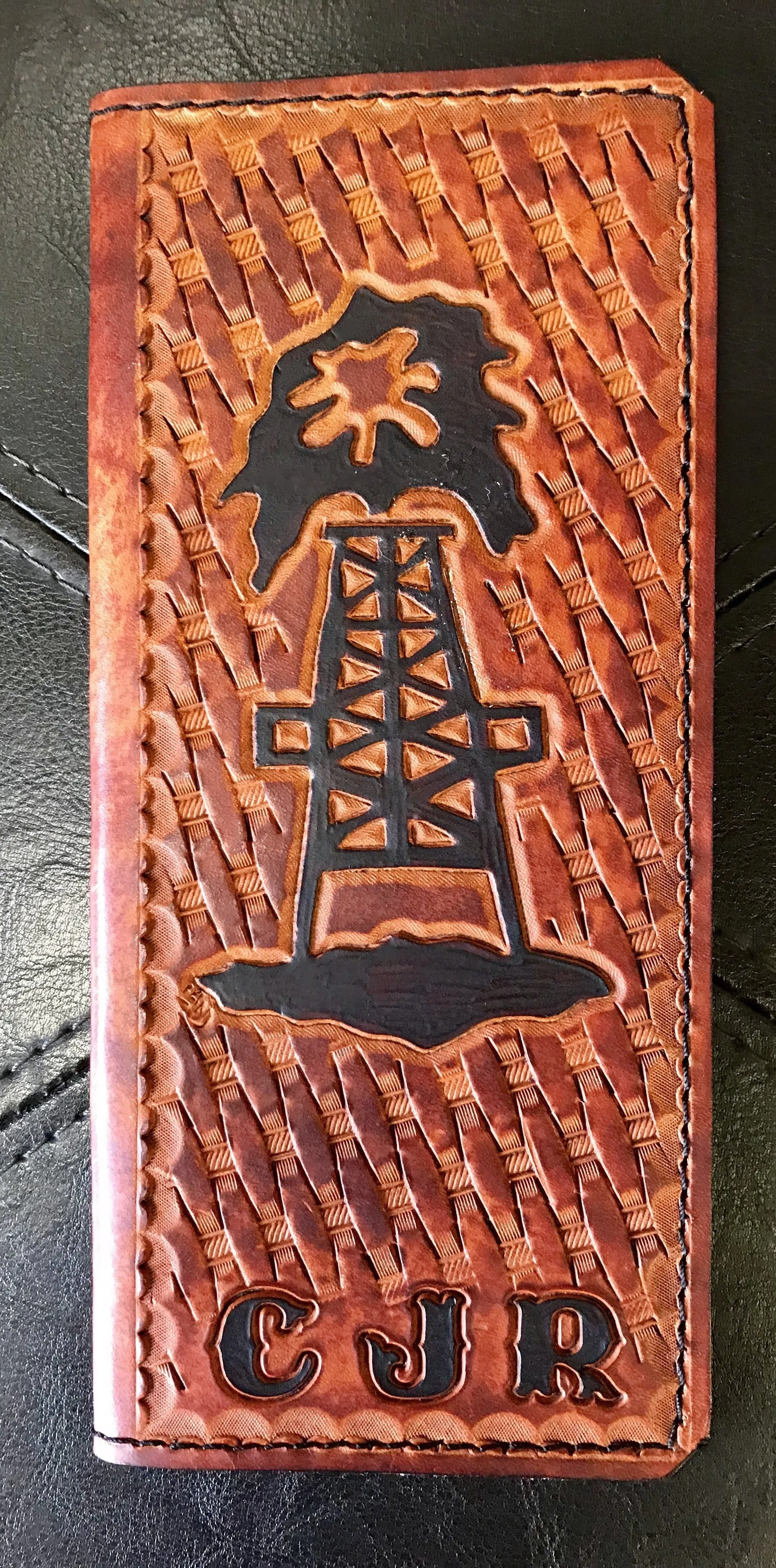 Leather Tally Book - Custom Handmade