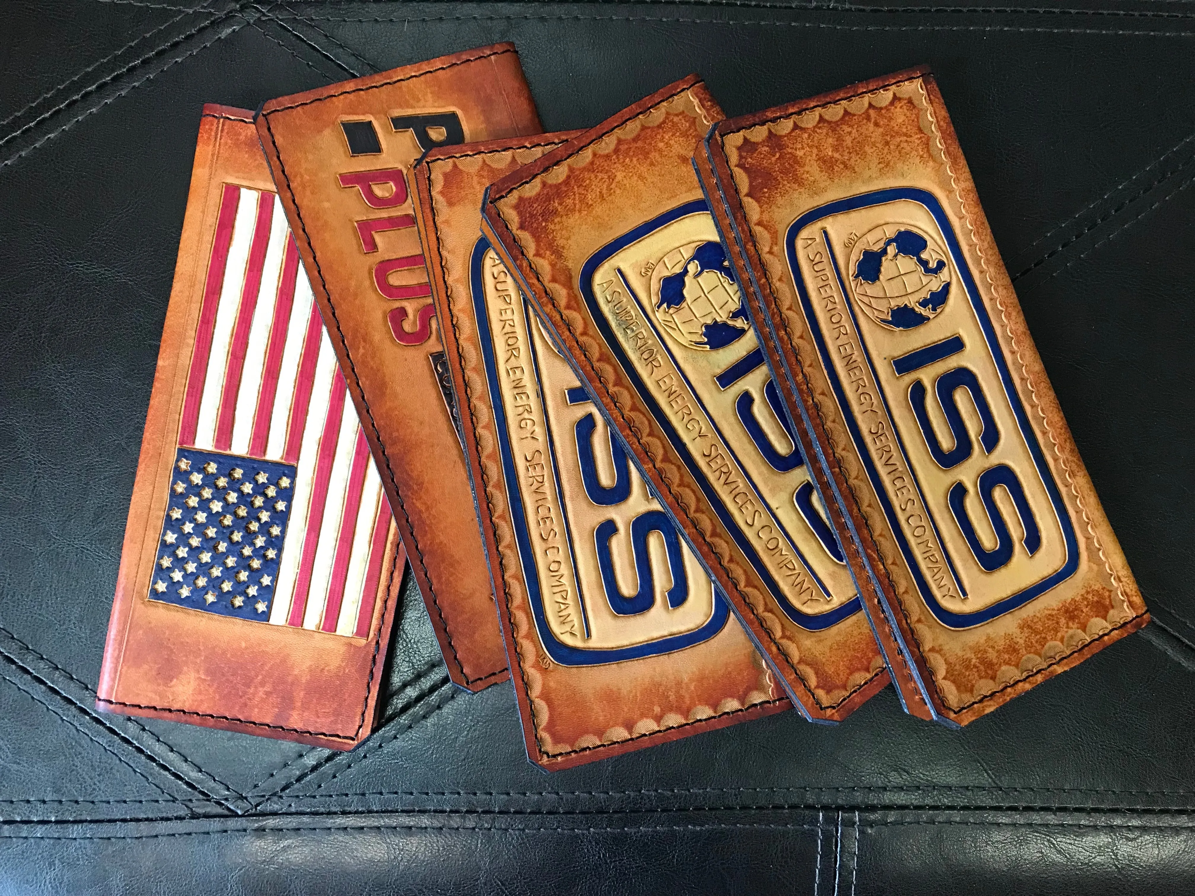 Leather Tally Book - Custom Handmade