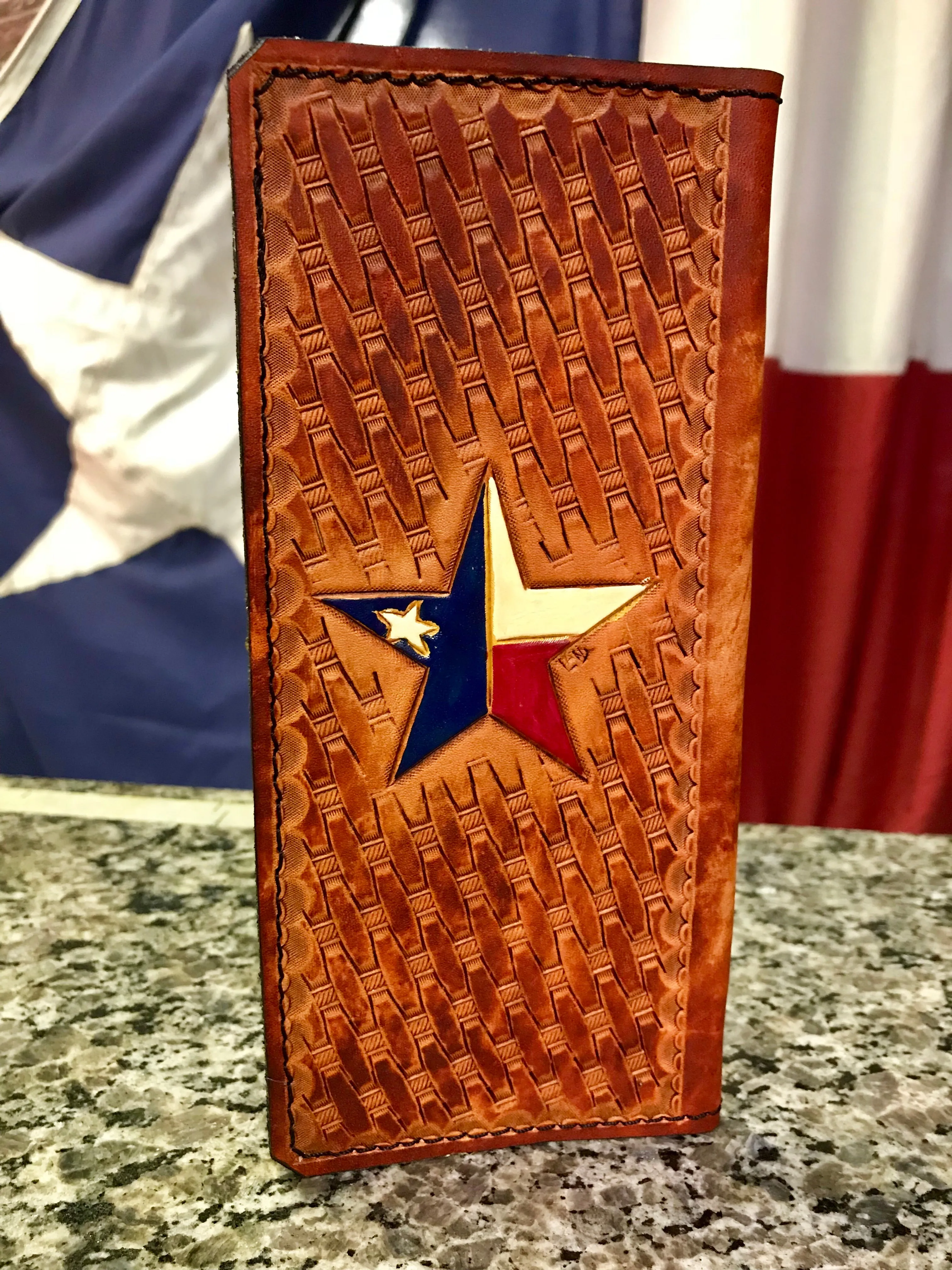 Leather Tally Book - Custom Handmade