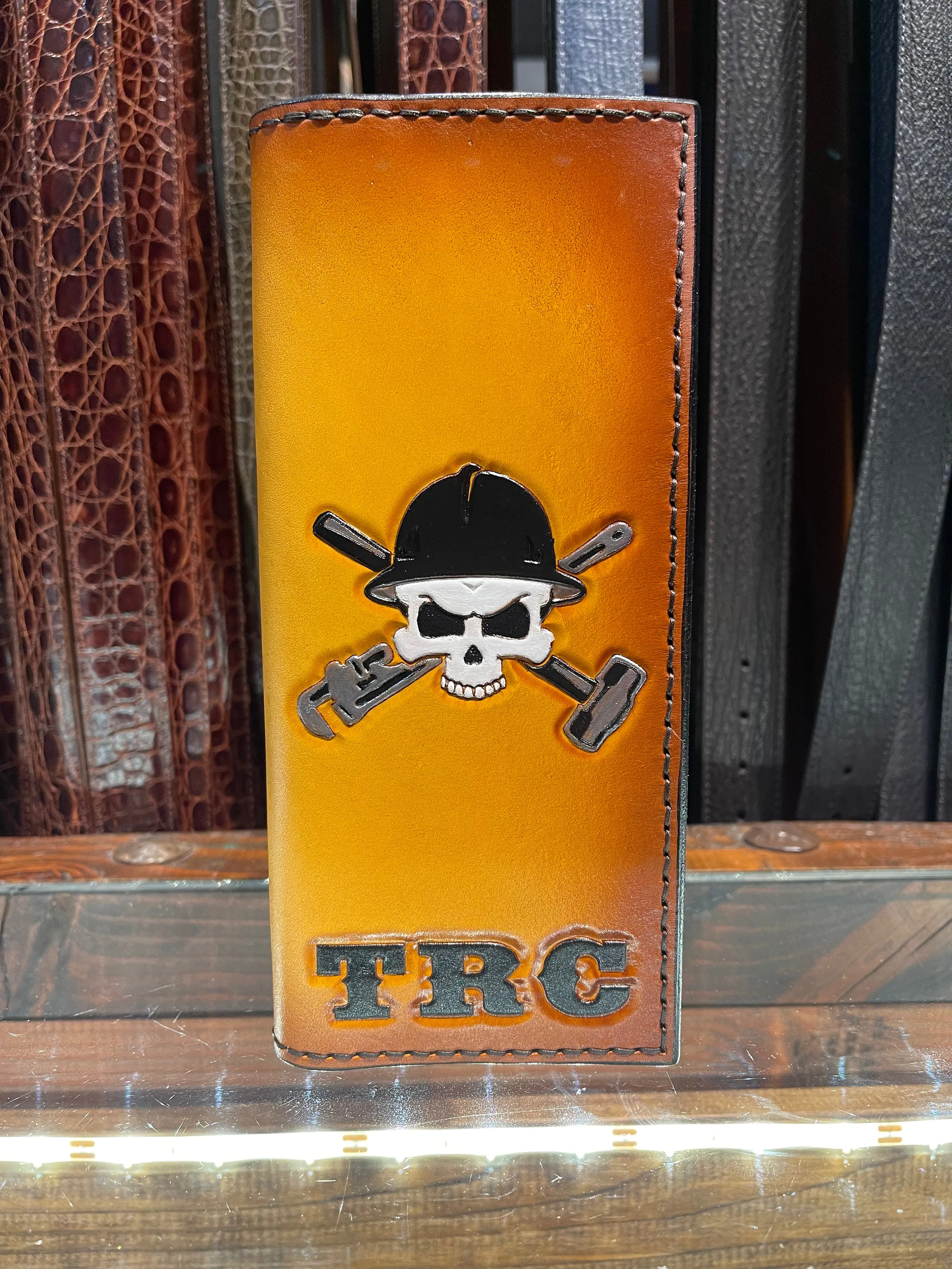 Leather Tally Book - Custom Handmade