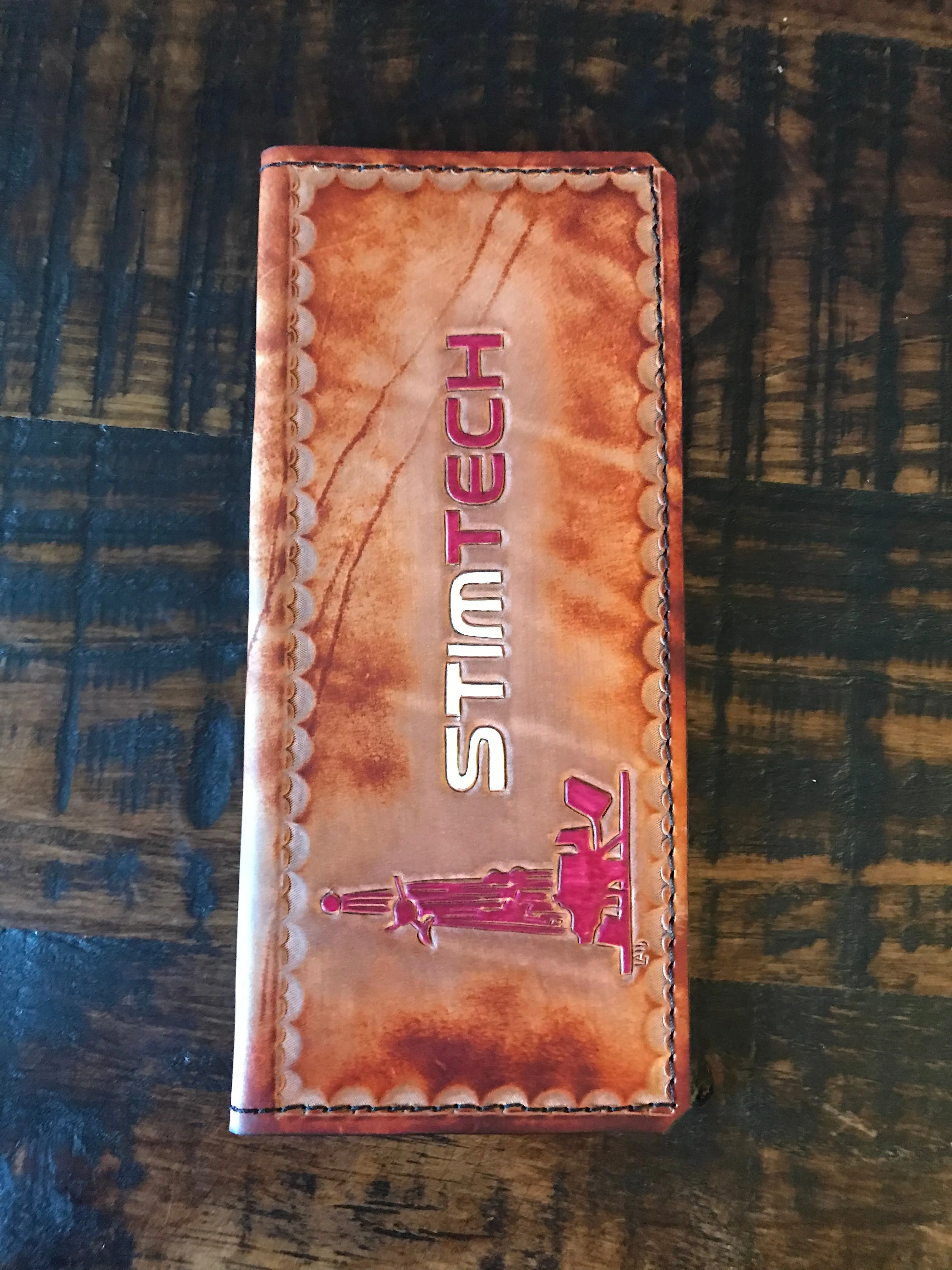 Leather Tally Book - Custom Handmade