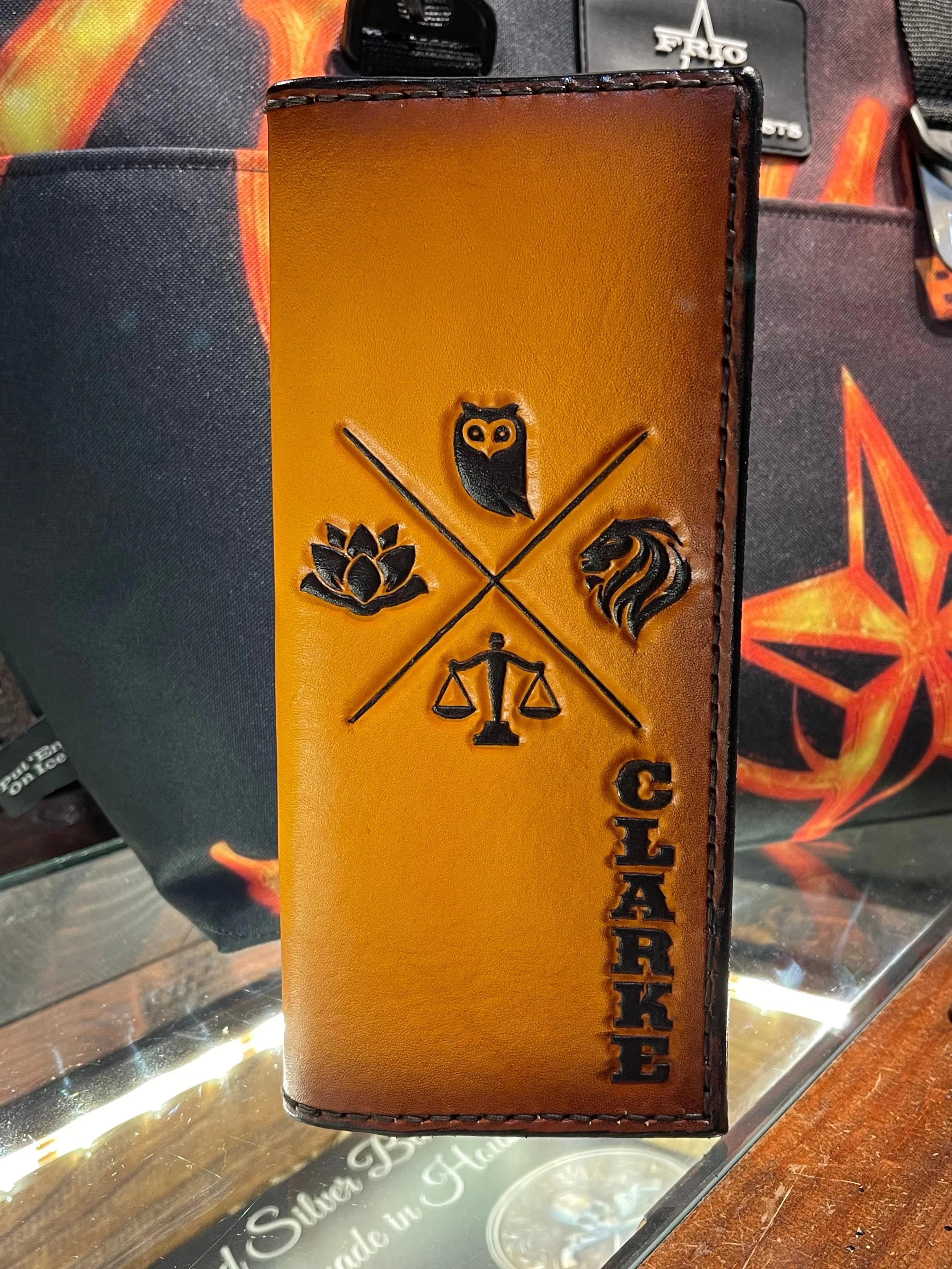 Leather Tally Book - Custom Handmade