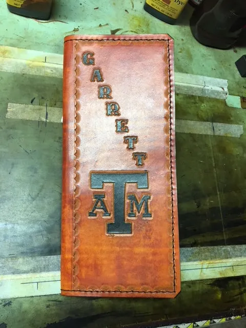Leather Tally Book - Custom Handmade