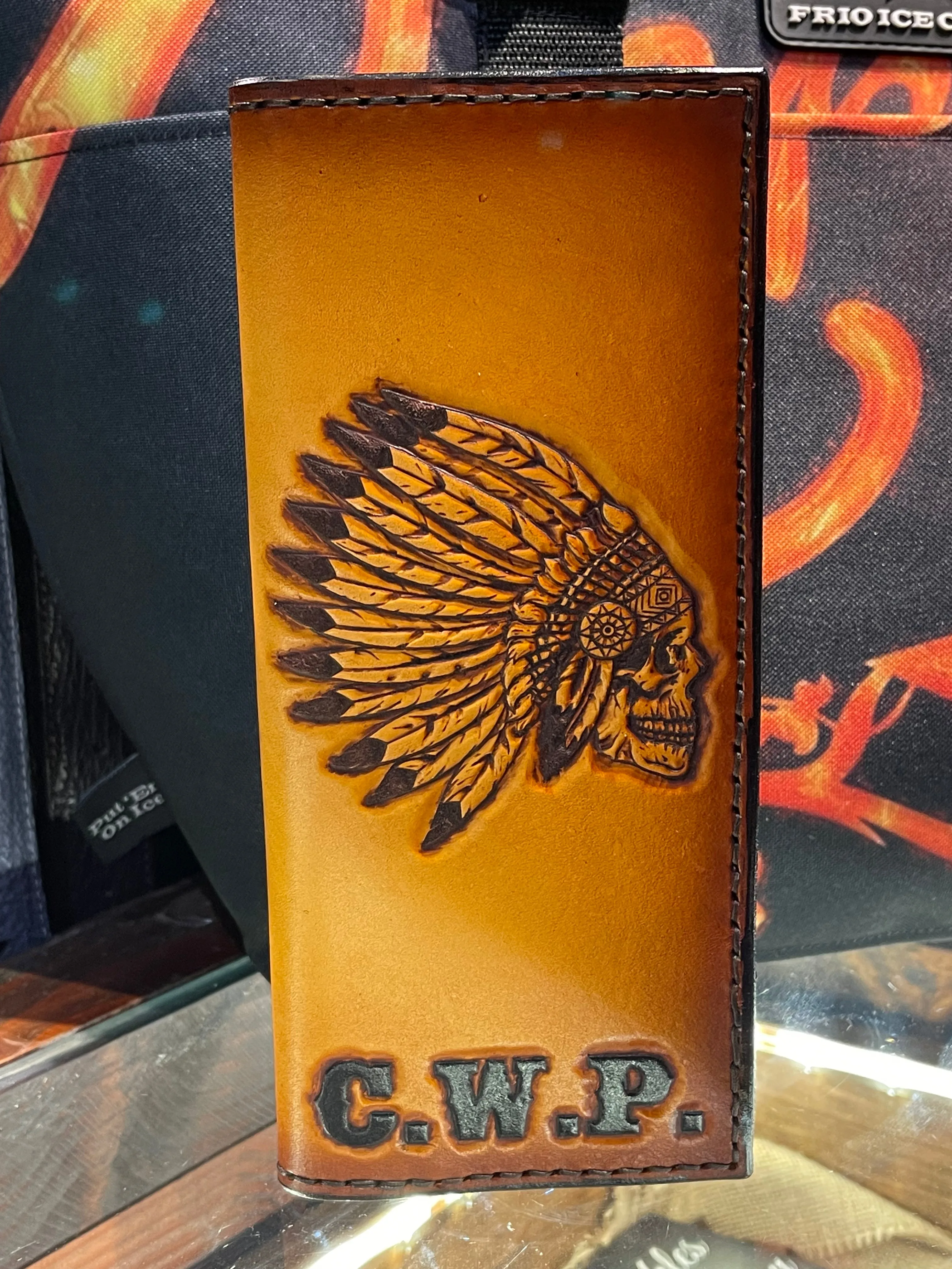 Leather Tally Book - Custom Handmade