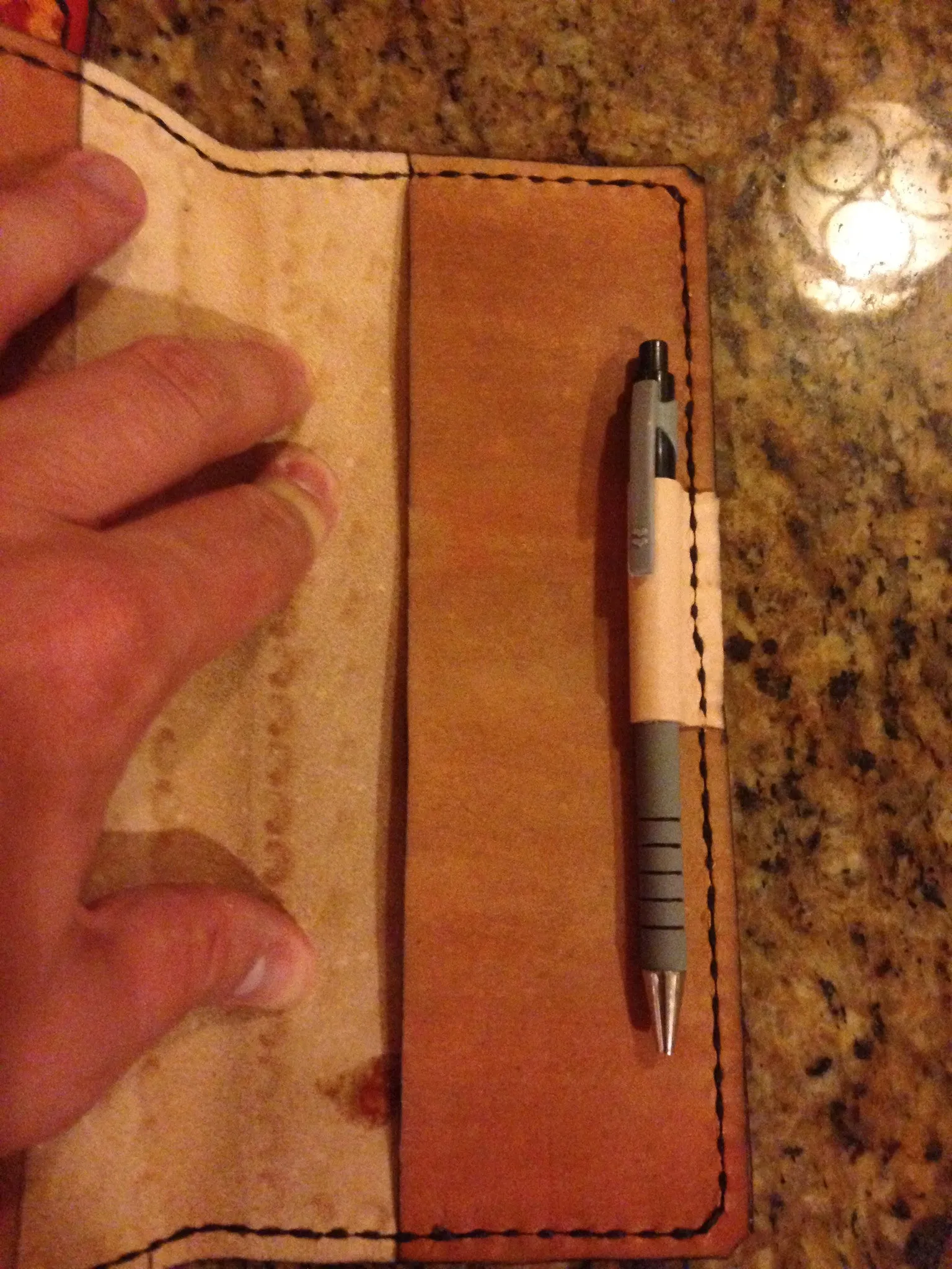 Leather Tally Book - Custom Handmade