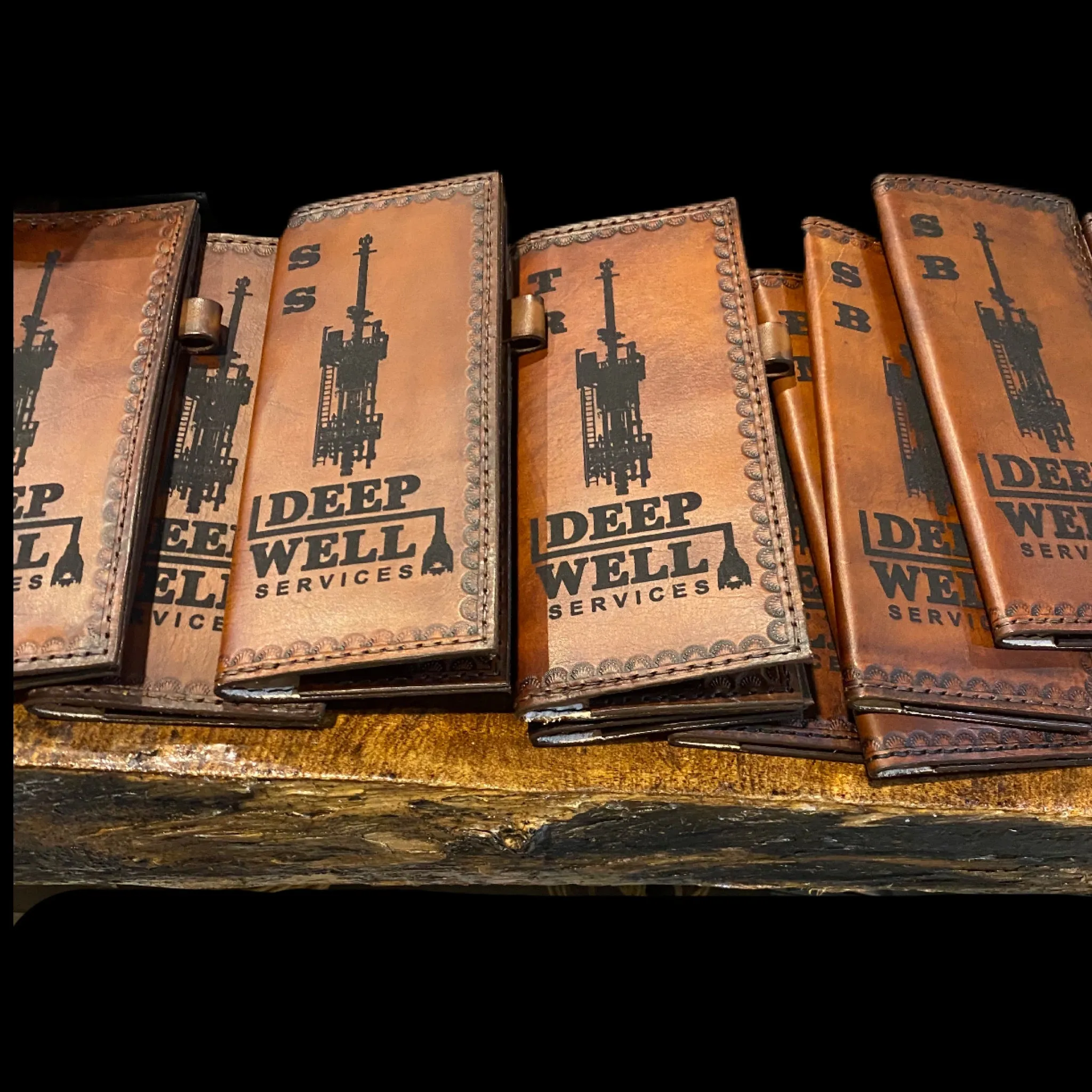 Leather Tally Book - Custom Handmade