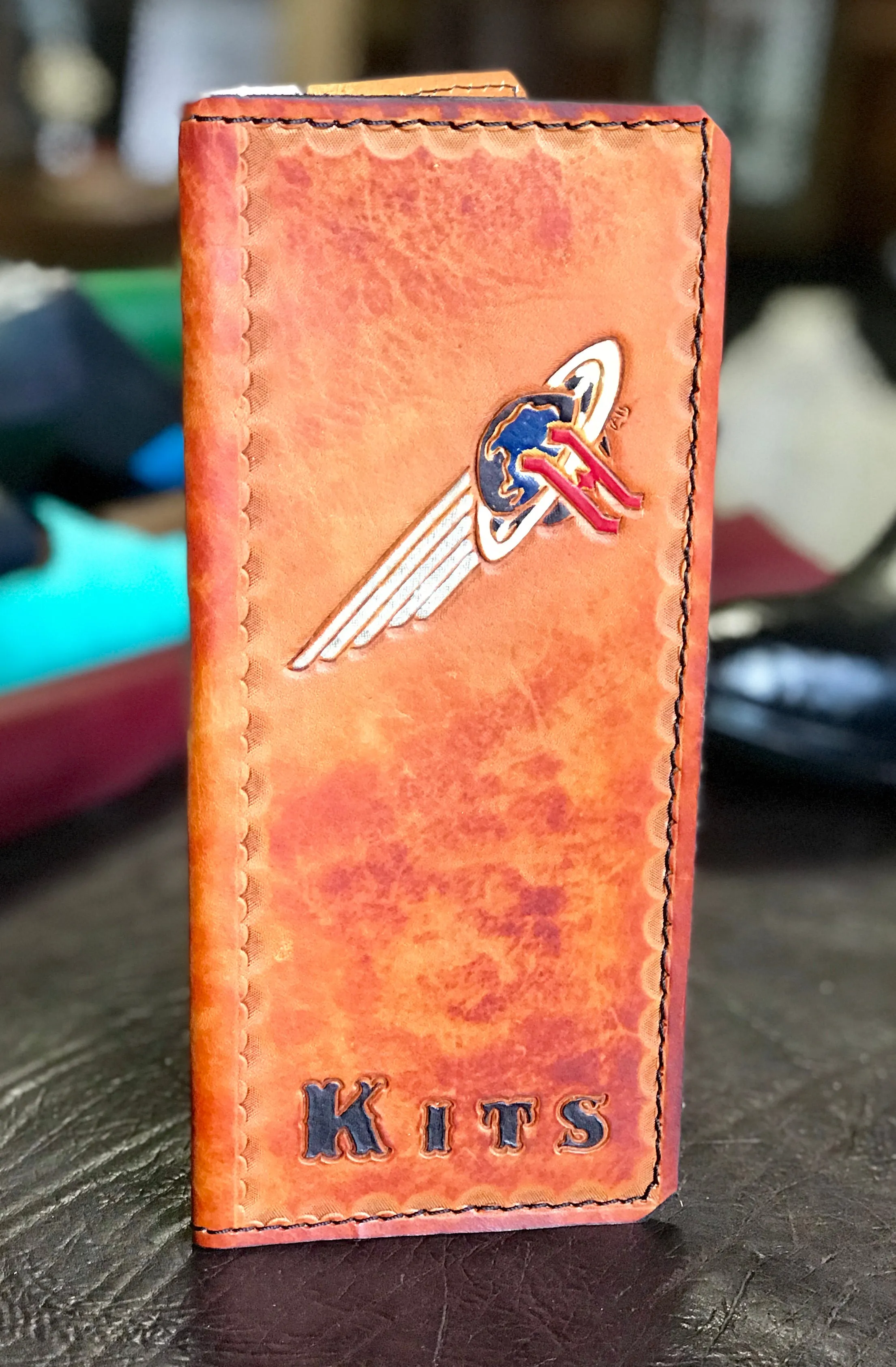 Leather Tally Book - Custom Handmade
