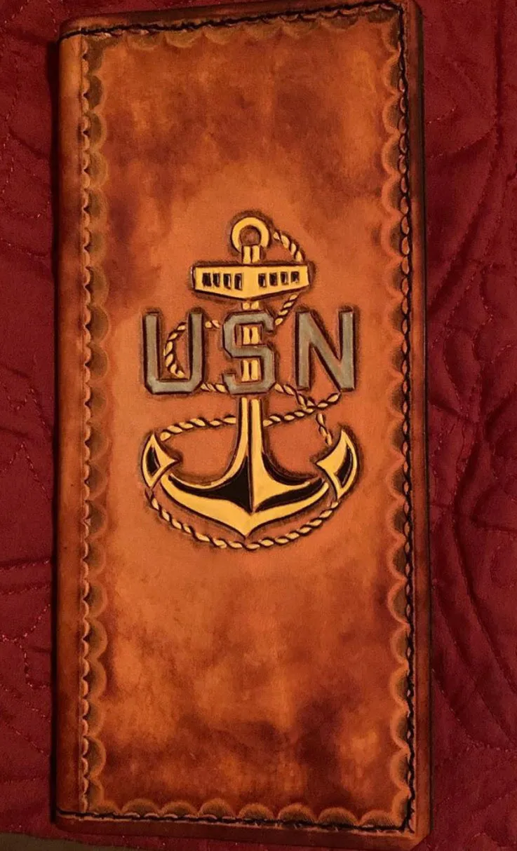 Leather Tally Book - Custom Handmade