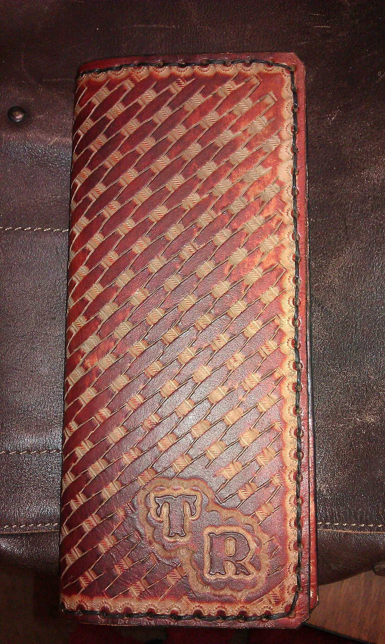 Leather Tally Book - Custom Handmade