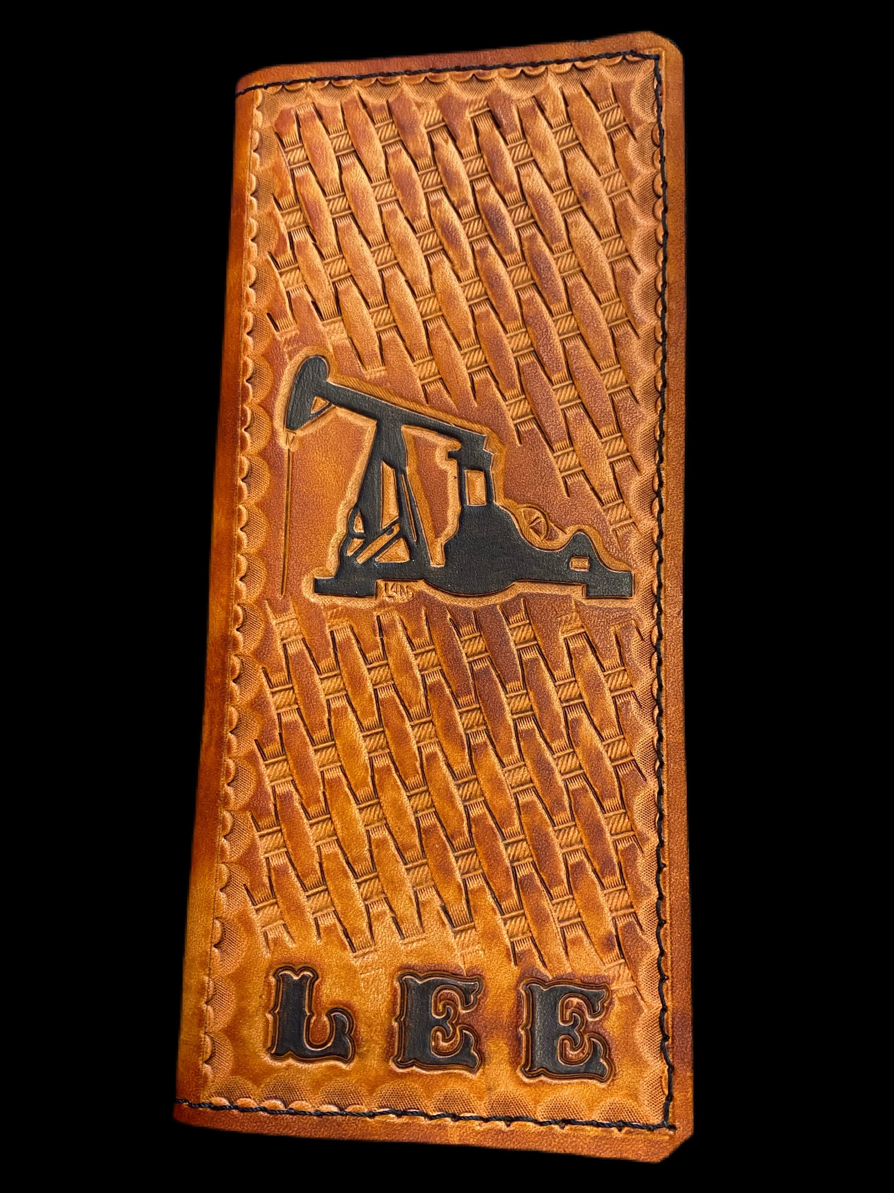 Leather Tally Book - Custom Handmade