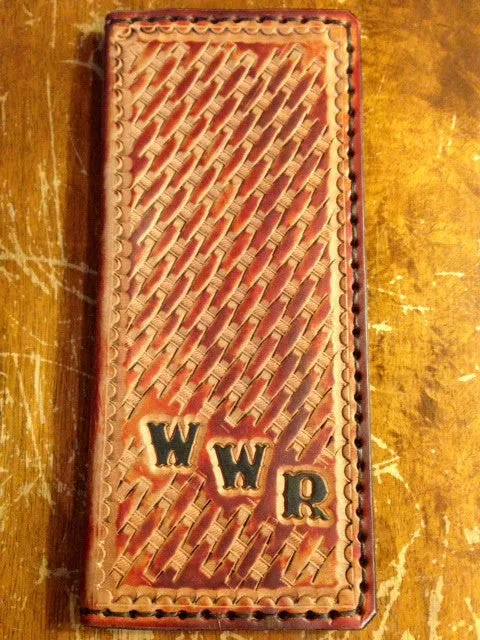 Leather Tally Book - Custom Handmade