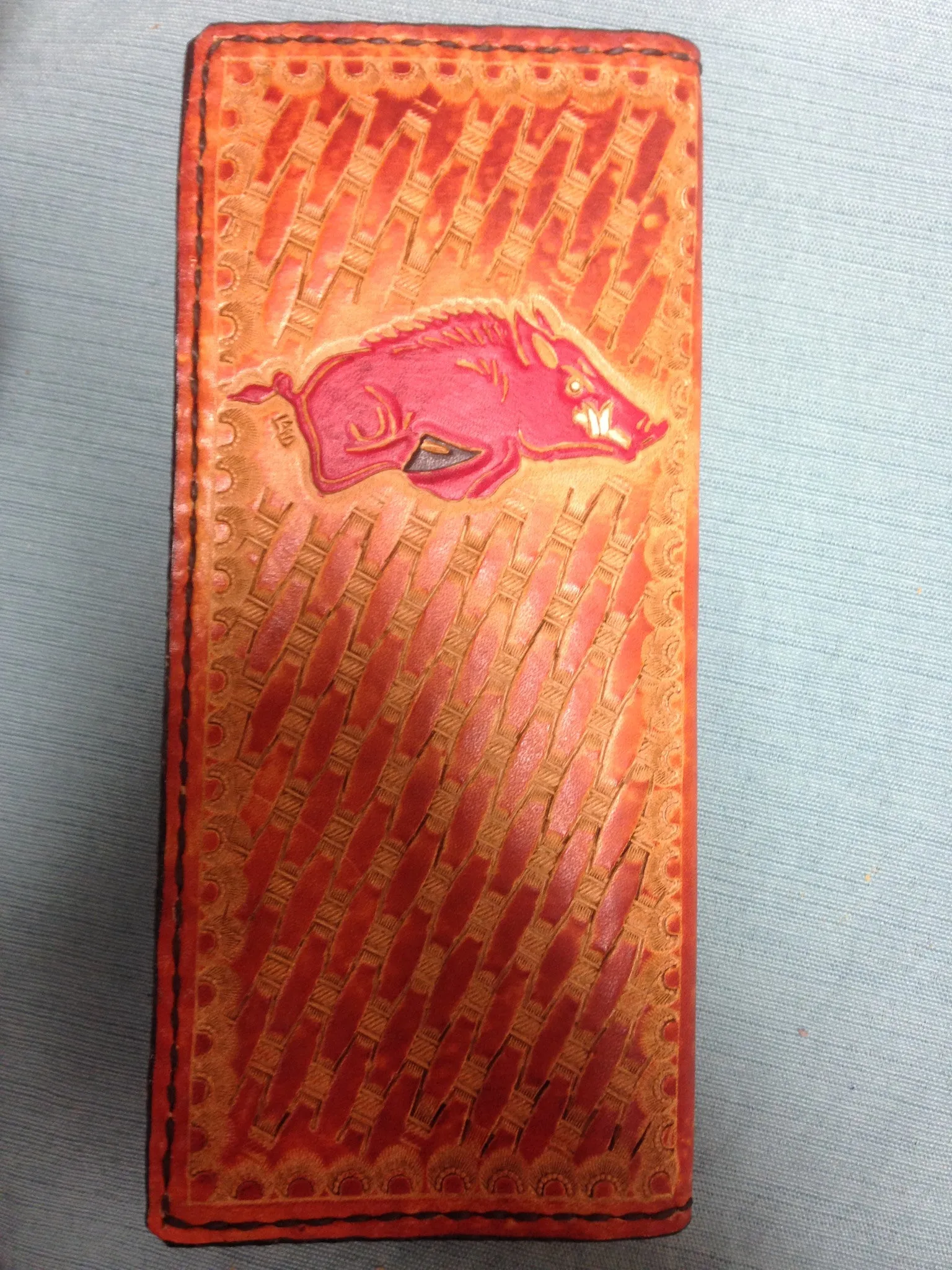 Leather Tally Book - Custom Handmade