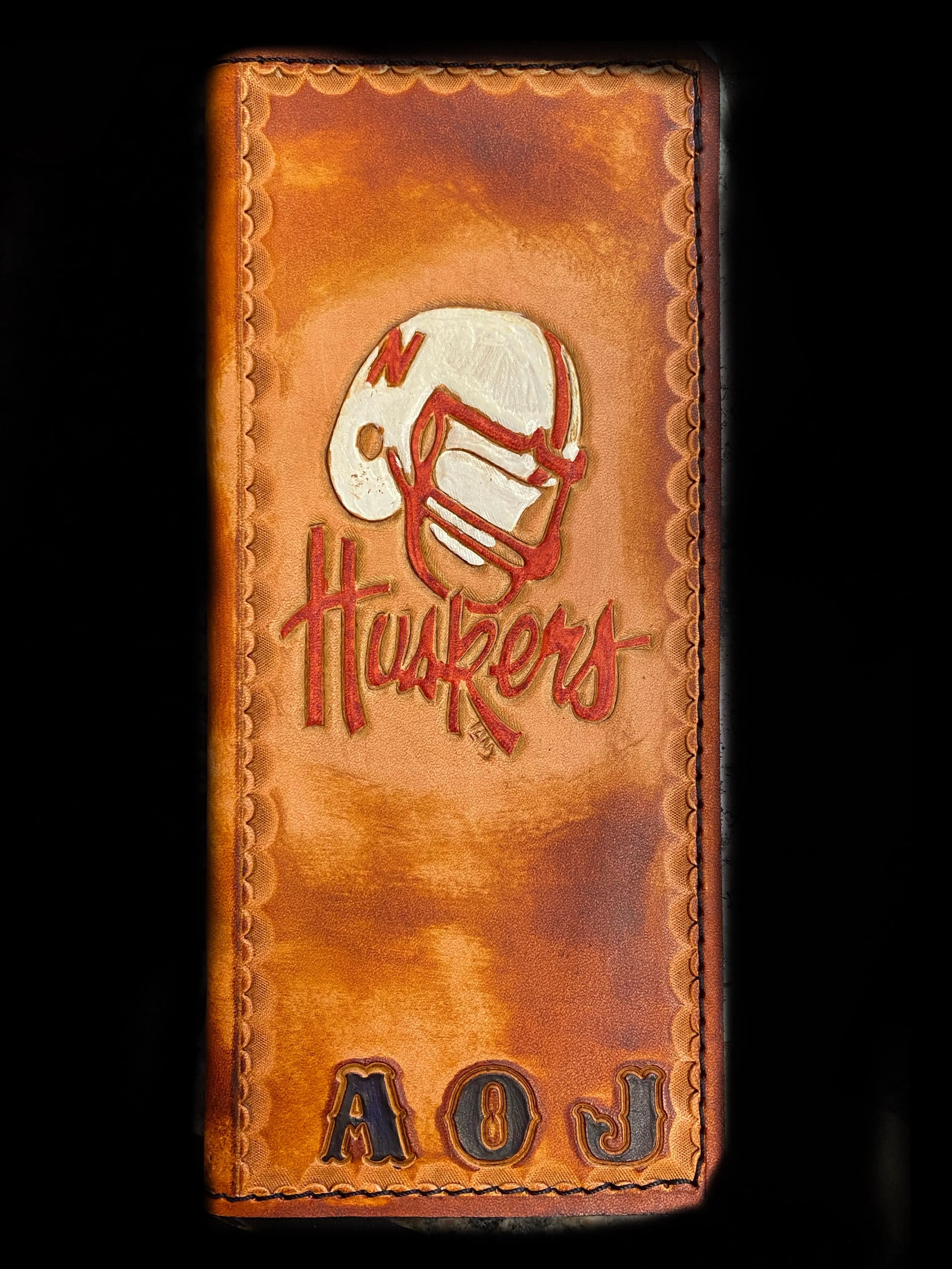 Leather Tally Book - Custom Handmade