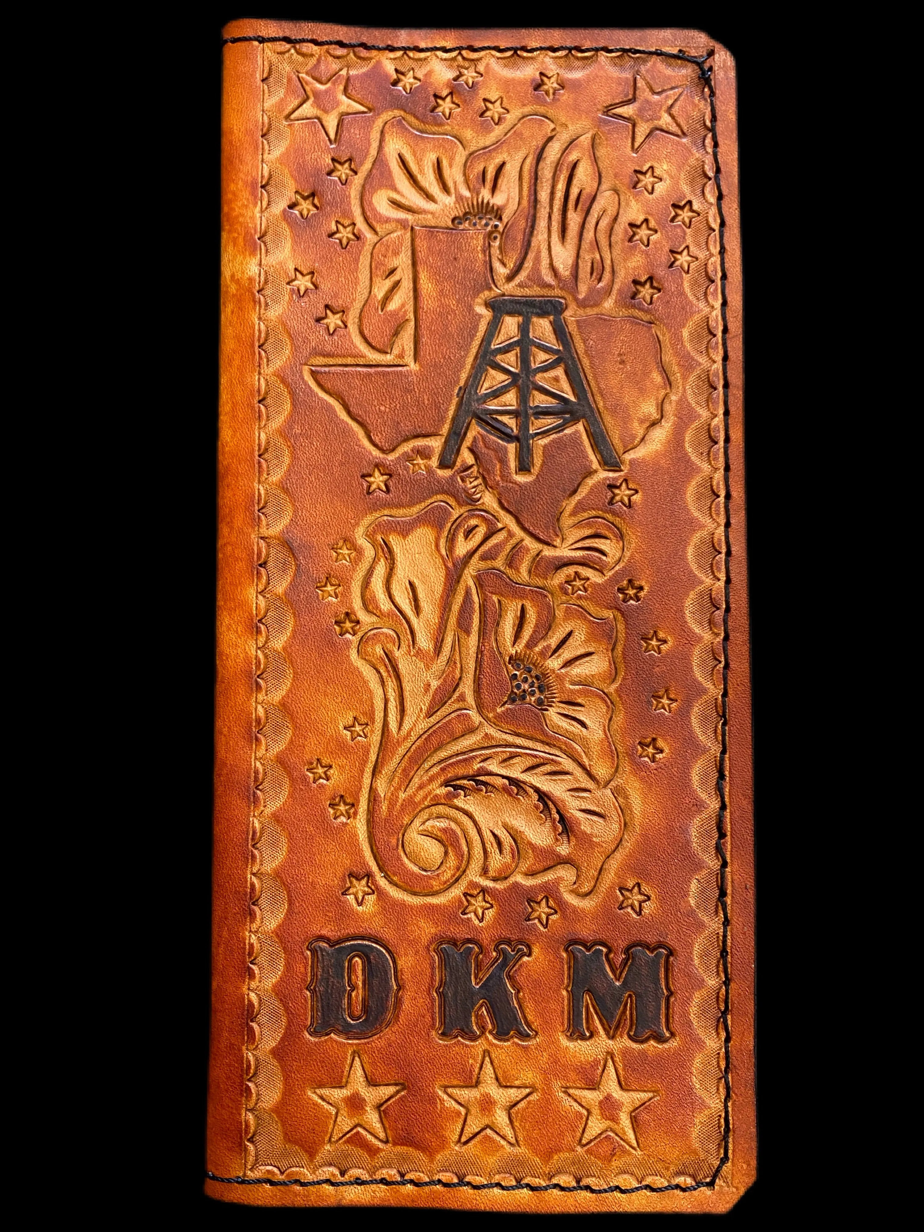 Leather Tally Book - Custom Handmade