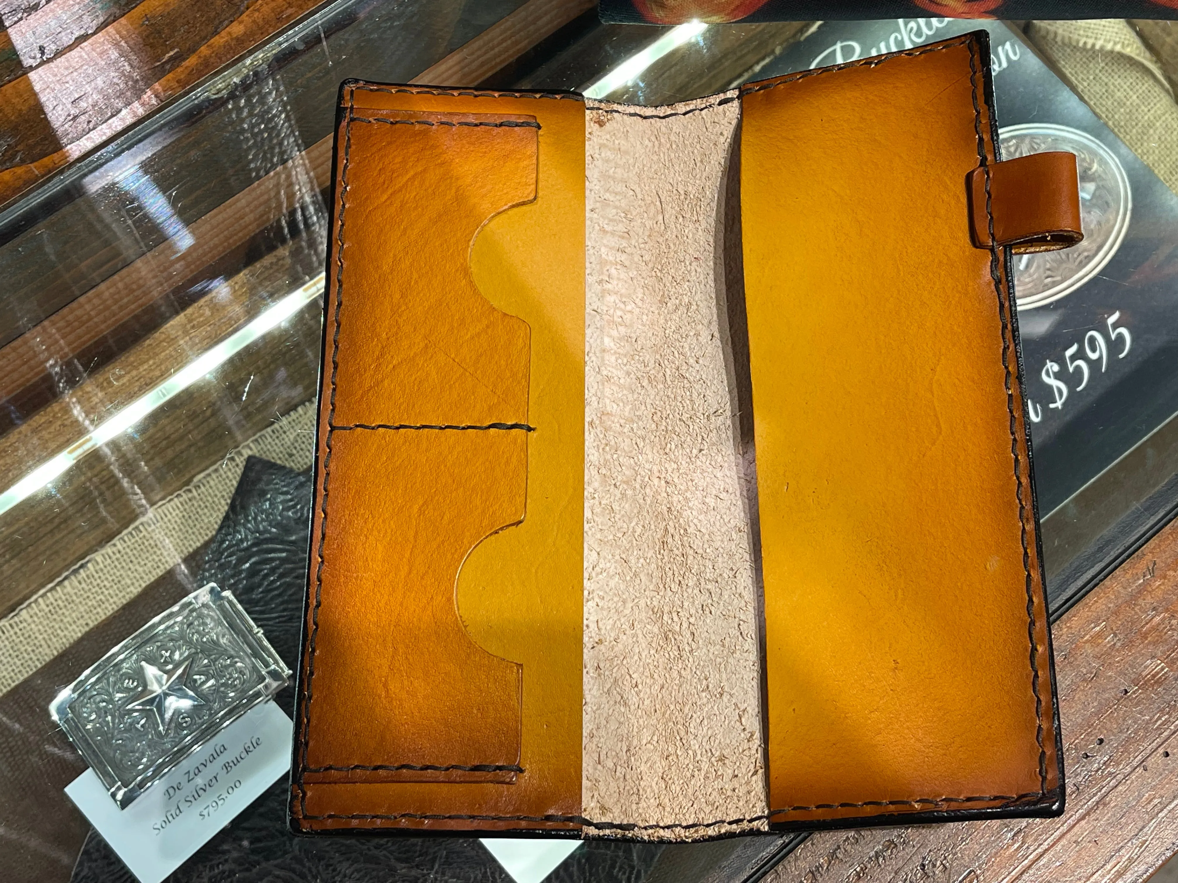 Leather Tally Book - Custom Handmade