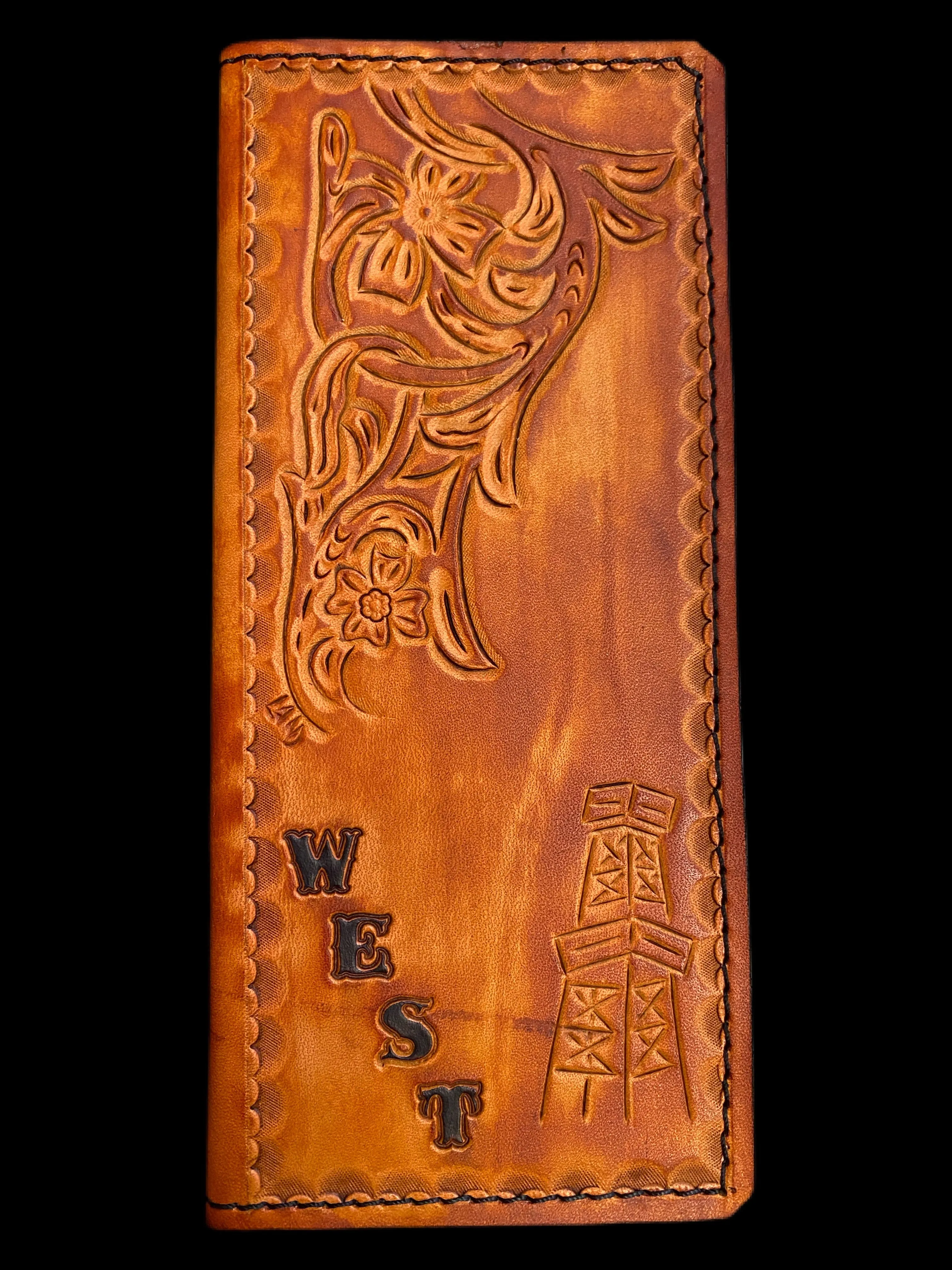 Leather Tally Book - Custom Handmade