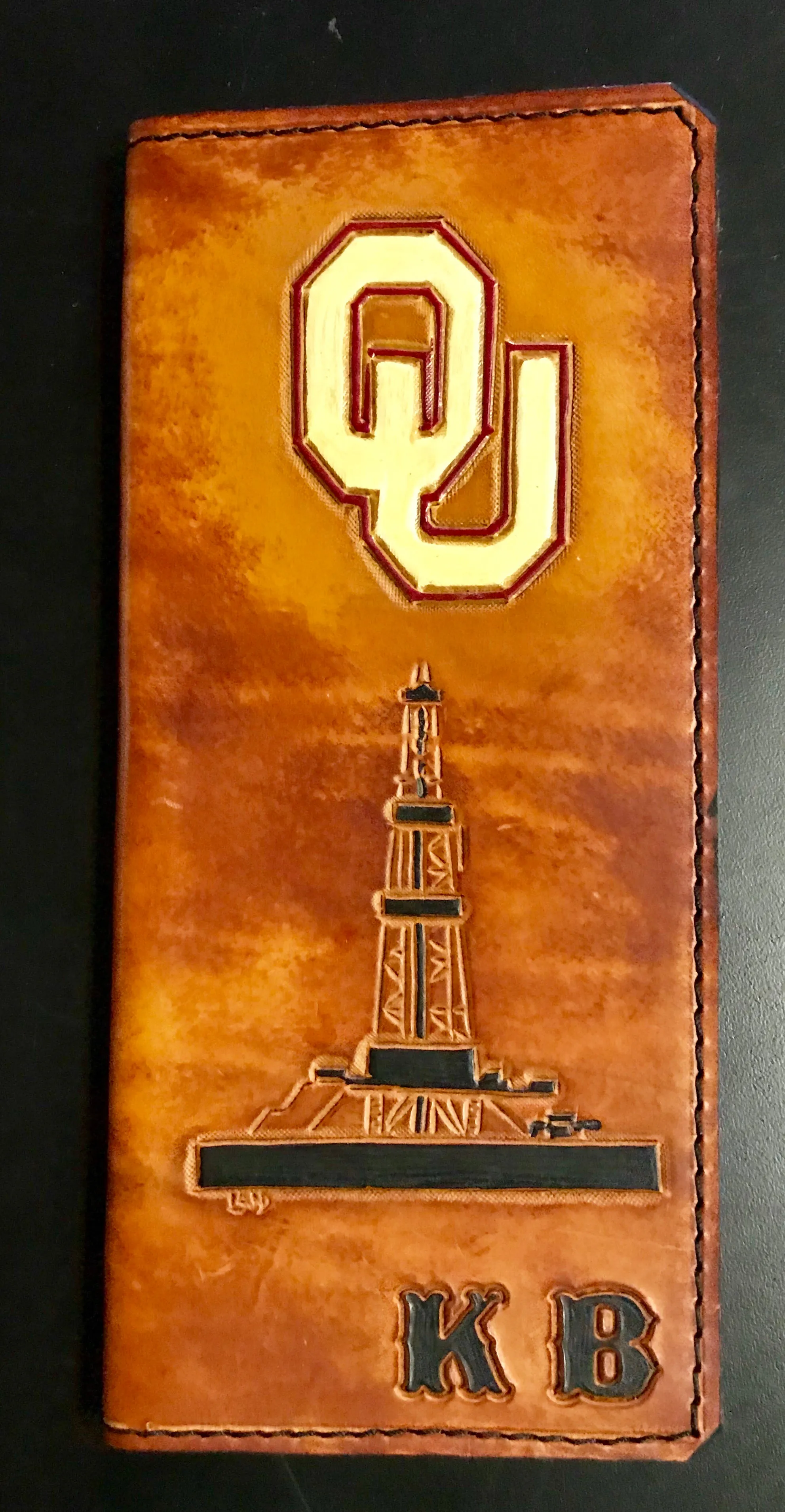 Leather Tally Book - Custom Handmade