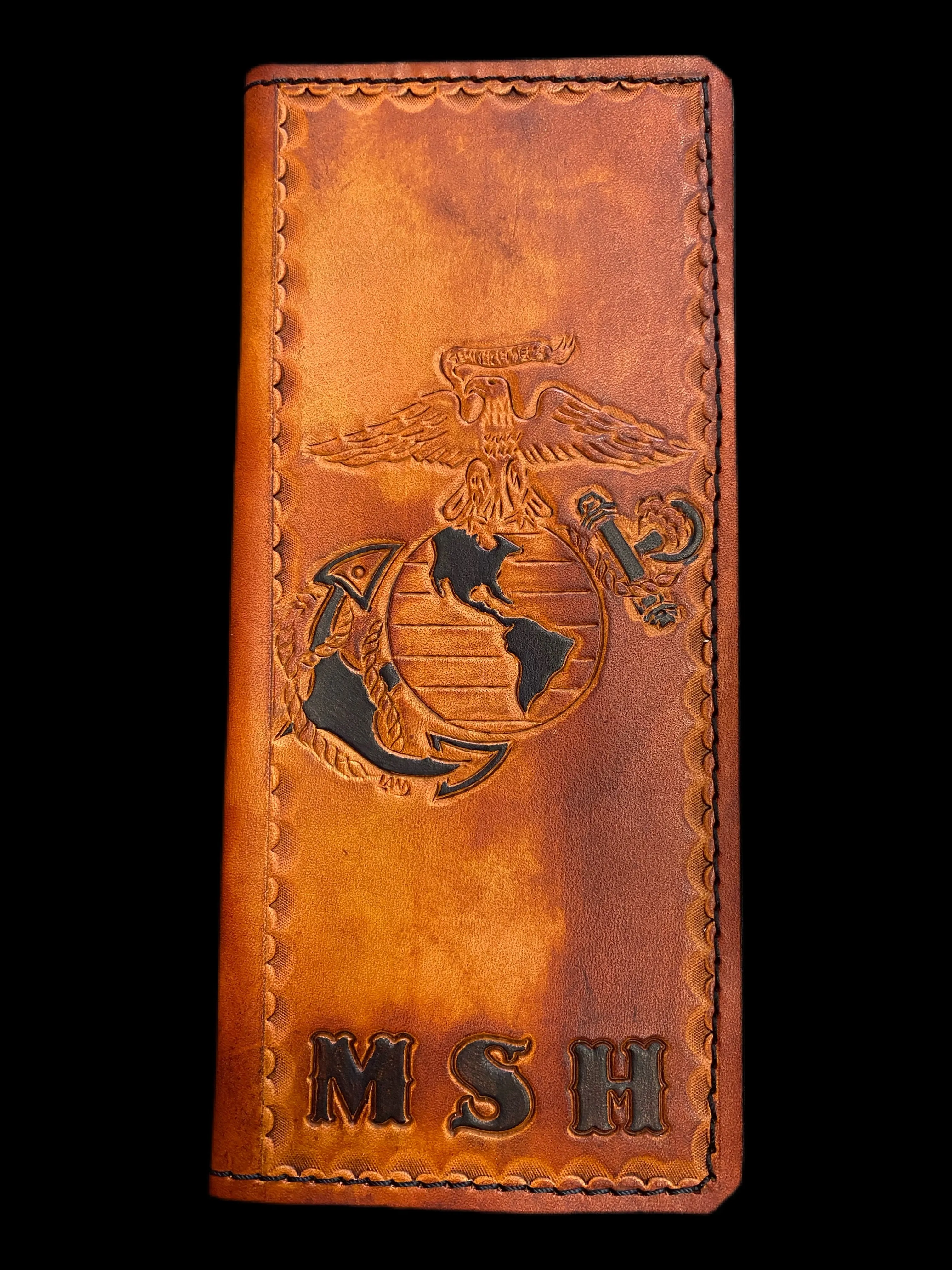 Leather Tally Book - Custom Handmade