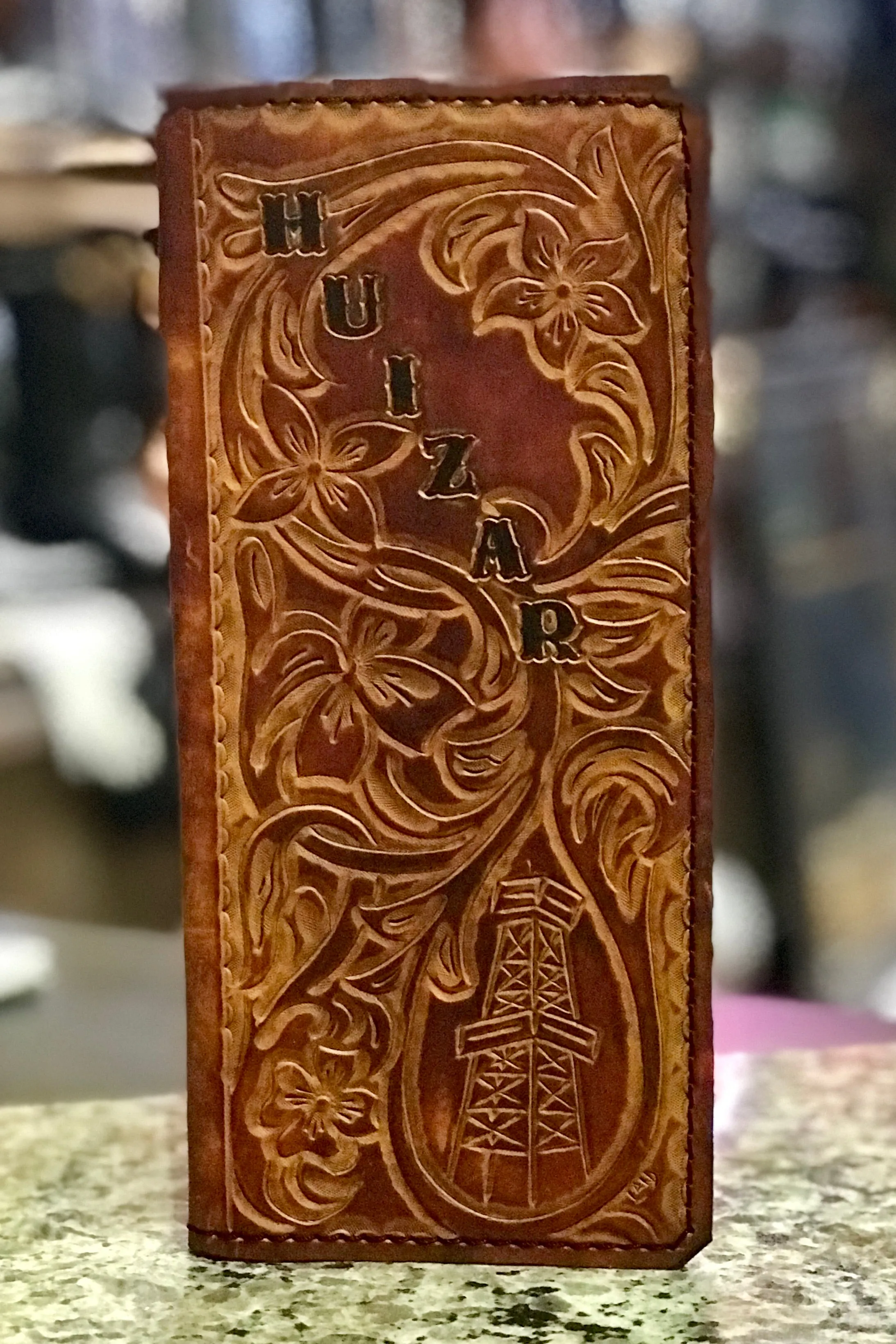 Leather Tally Book - Custom Handmade
