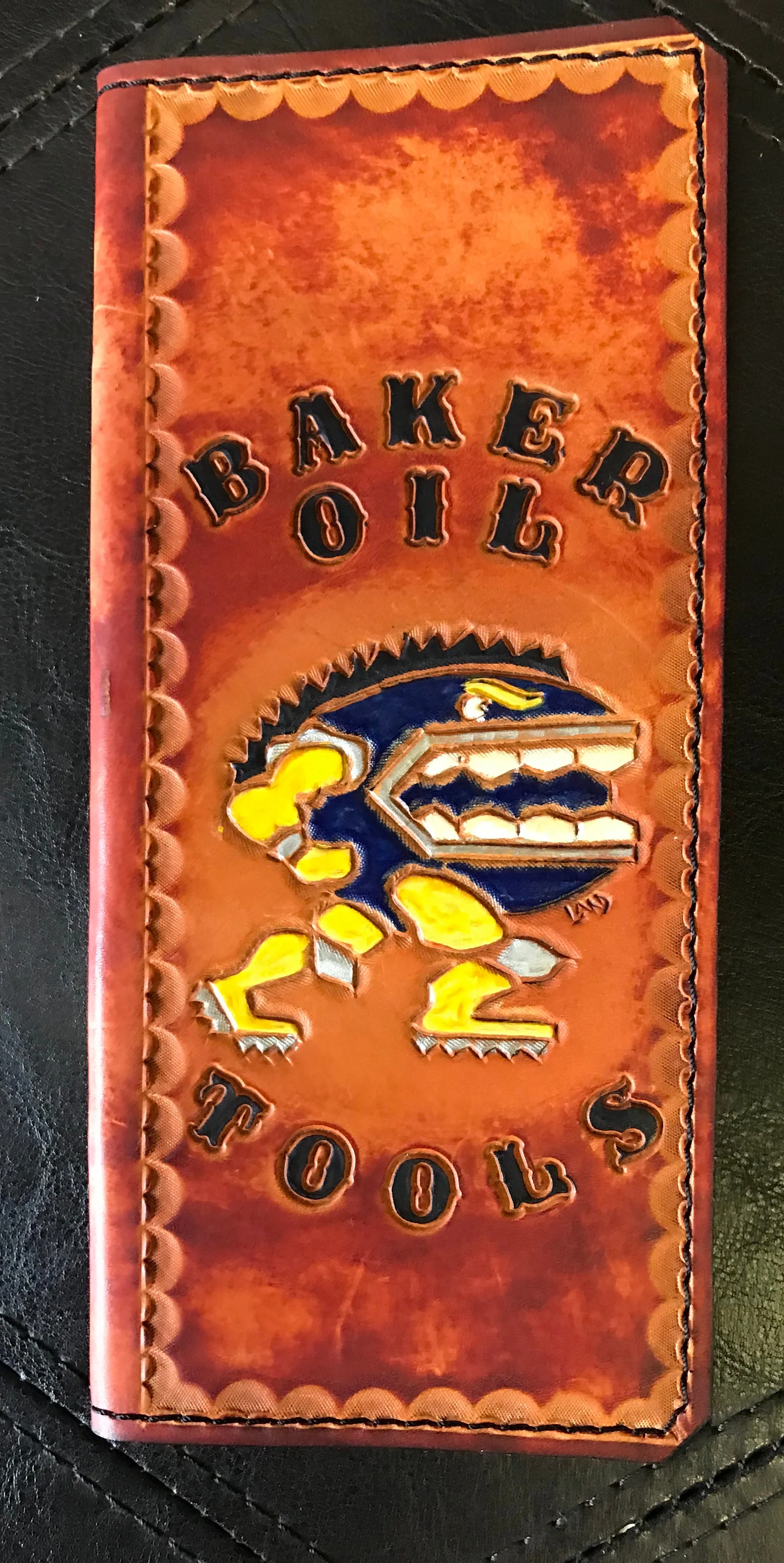 Leather Tally Book - Custom Handmade