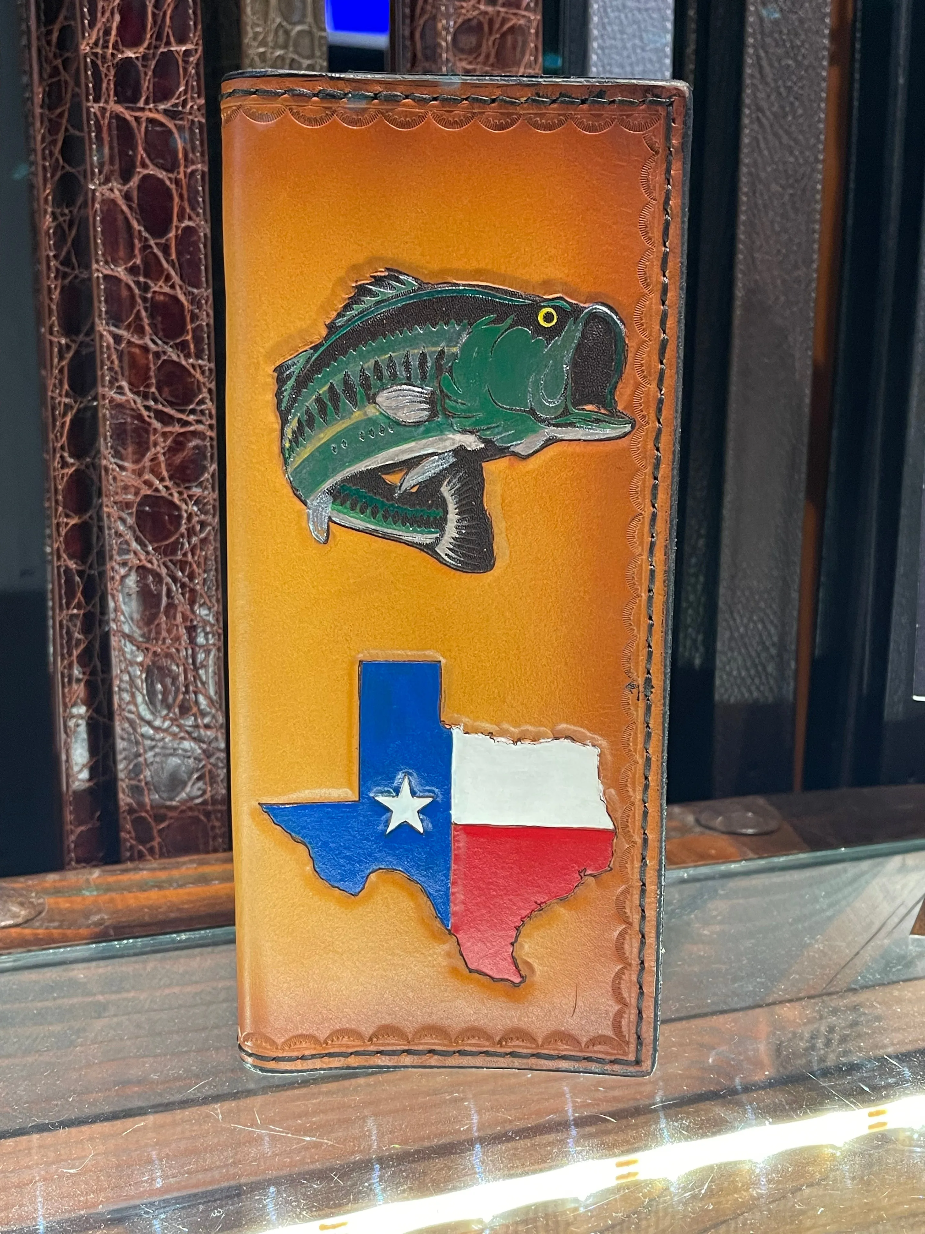 Leather Tally Book - Custom Handmade