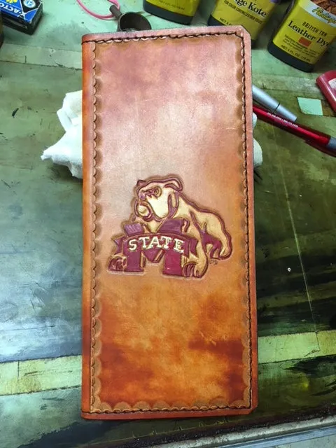 Leather Tally Book - Custom Handmade