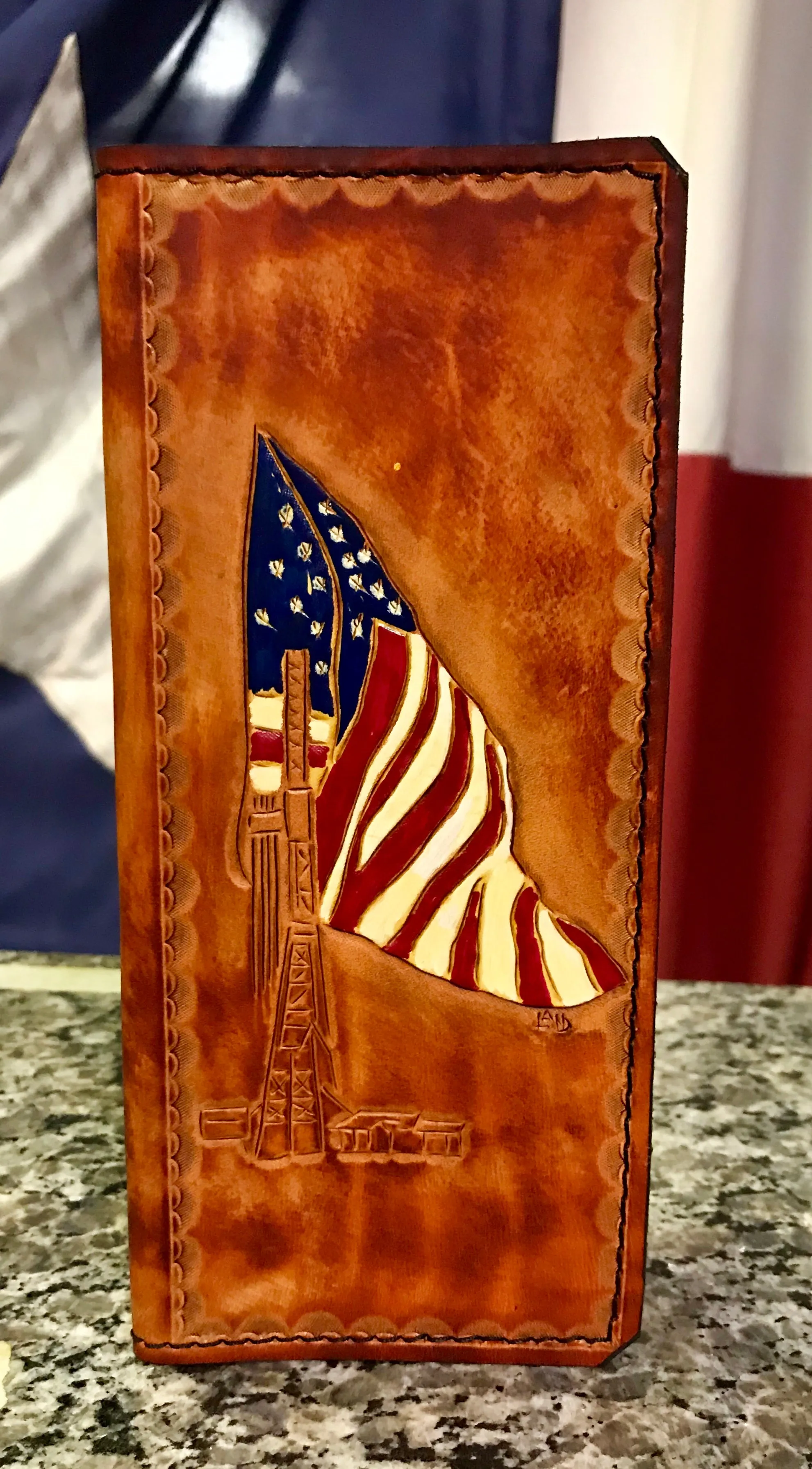 Leather Tally Book - Custom Handmade