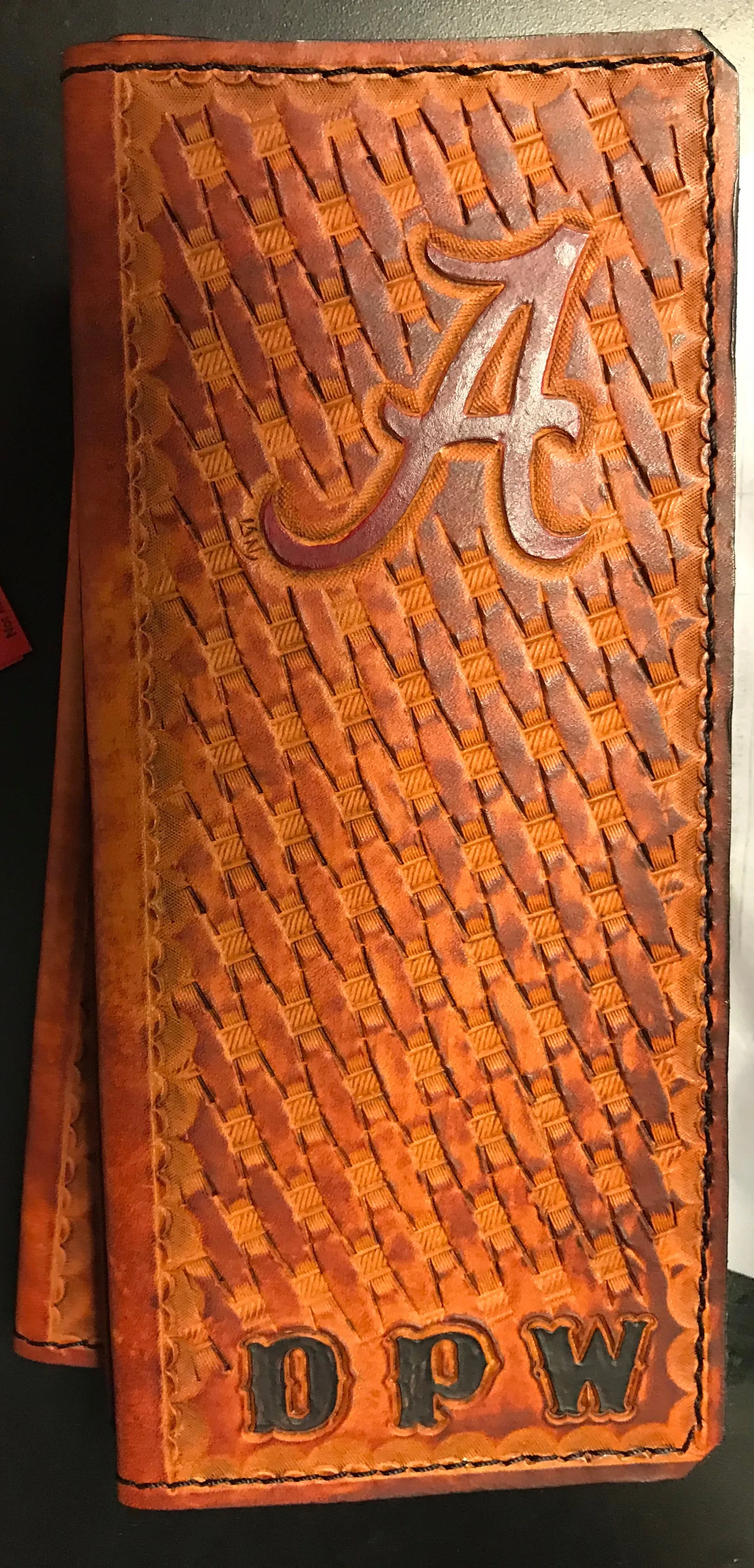 Leather Tally Book - Custom Handmade