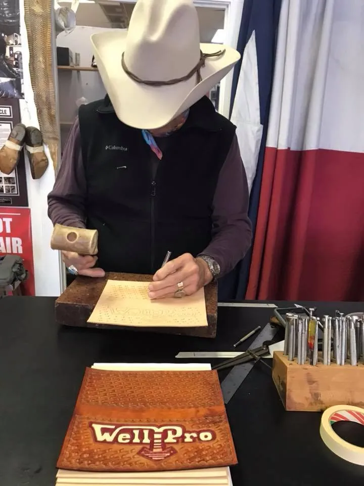 Leather Tally Book - Custom Handmade