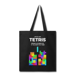 Life is like Tetris Tote Bag