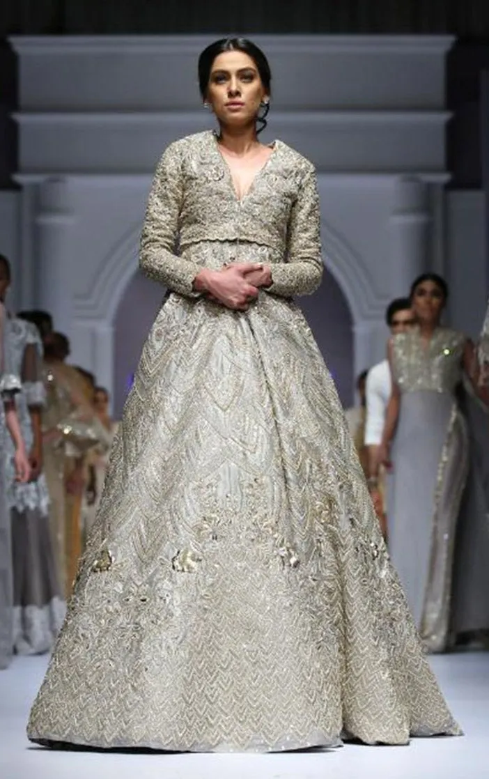 Light Grey Color Designer Lehenga Choli