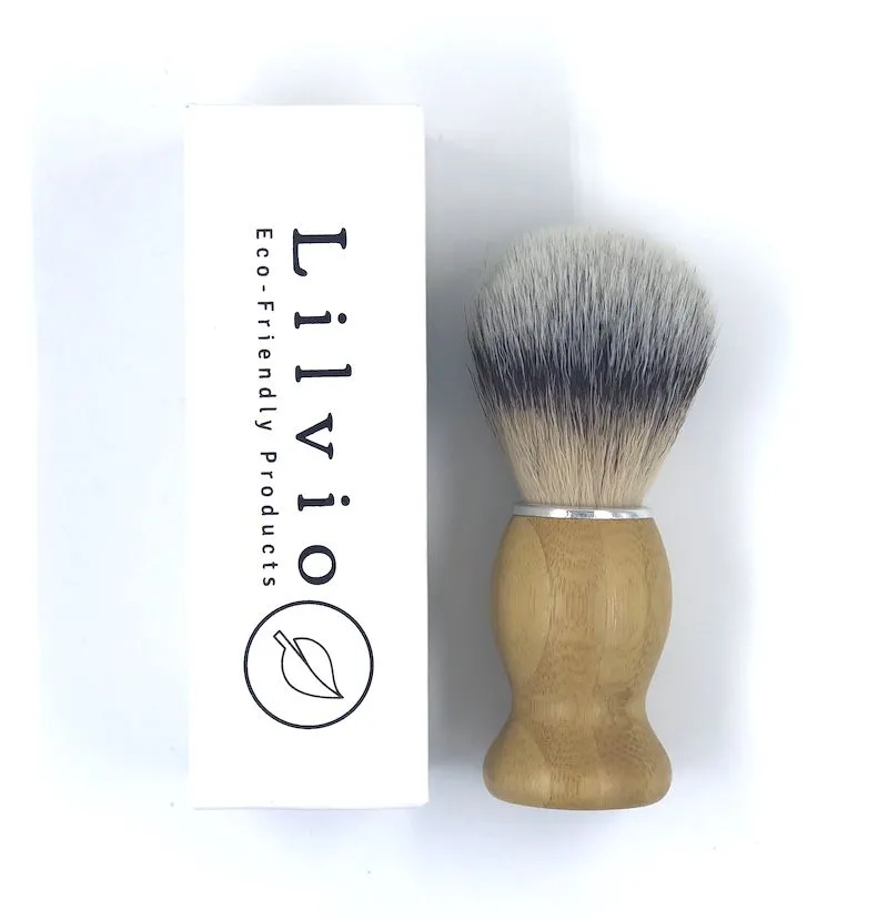 Lilvio Bamboo Handled Synthetic Shaving Brush