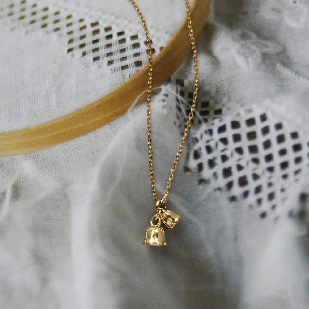 Lily of the Valley Necklace (Solid Silver)