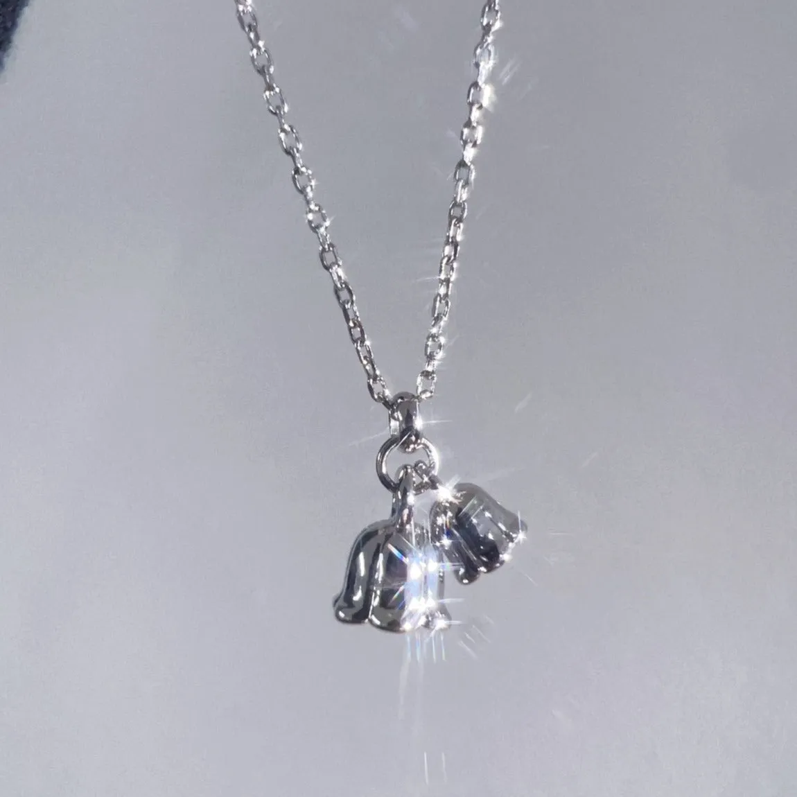 Lily of the Valley Necklace (Solid Silver)