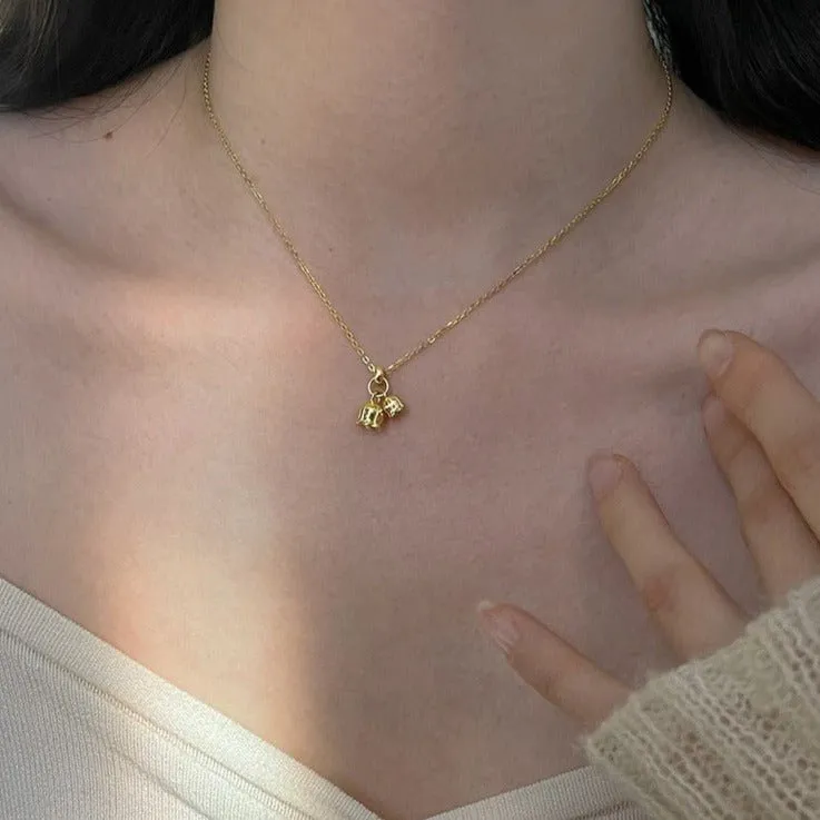 Lily of the Valley Necklace (Solid Silver)