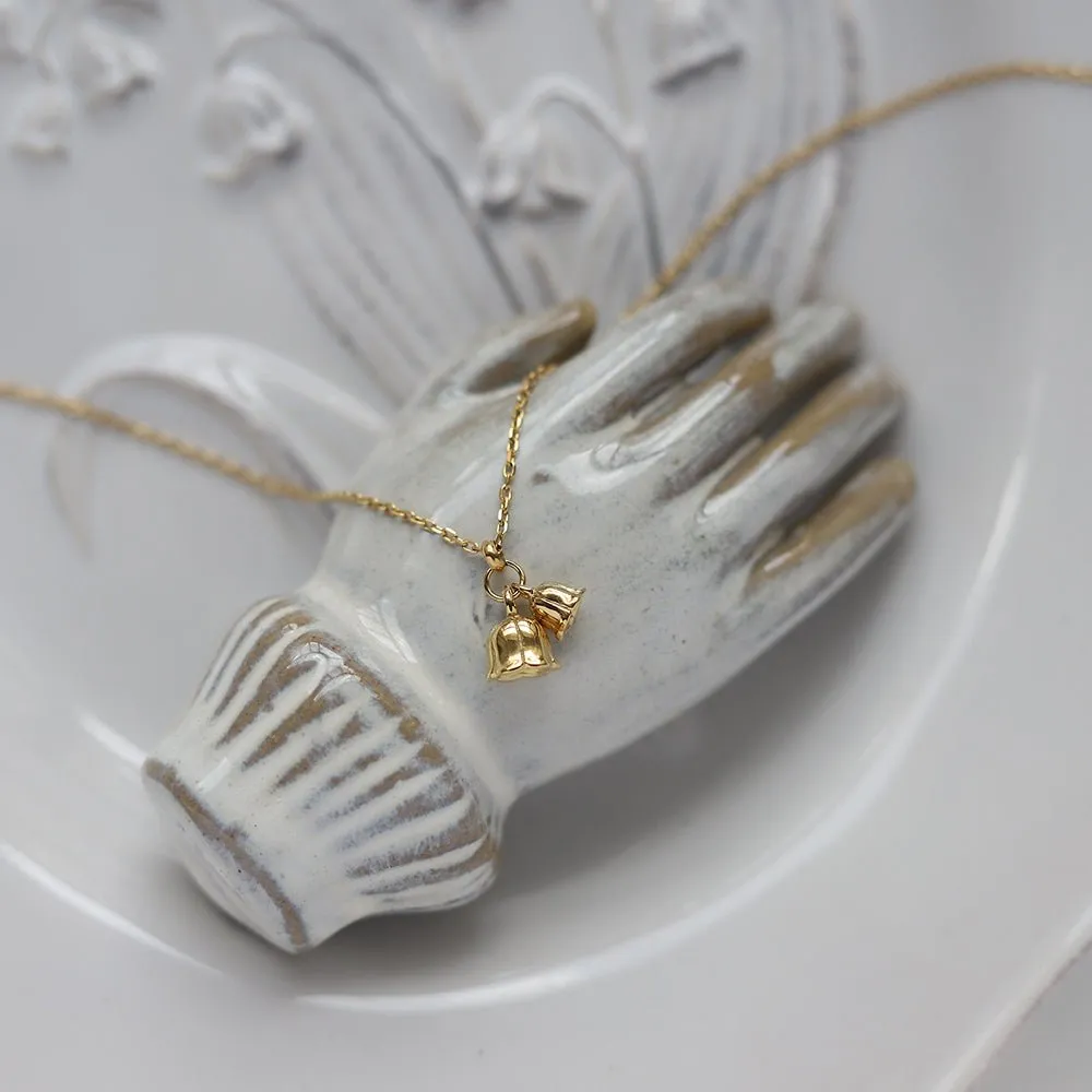 Lily of the Valley Necklace (Solid Silver)