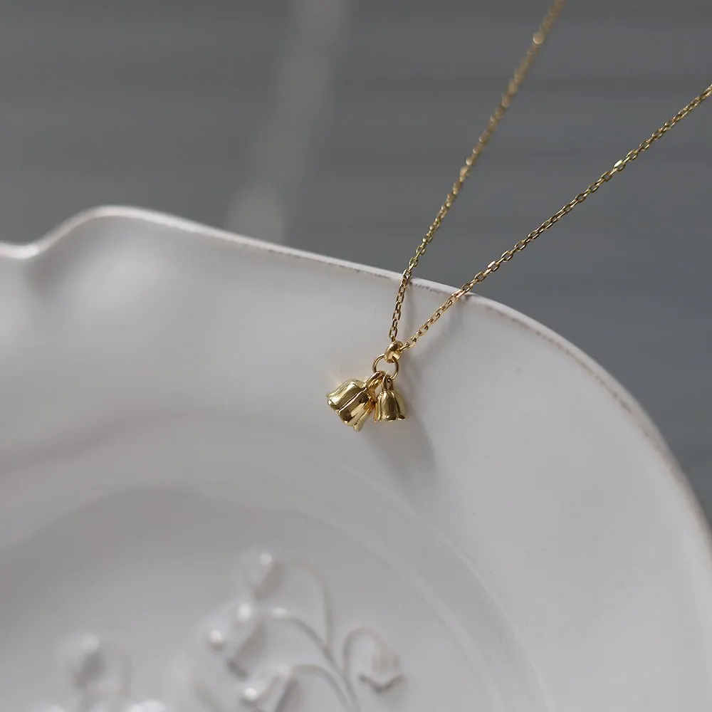 Lily of the Valley Necklace (Solid Silver)