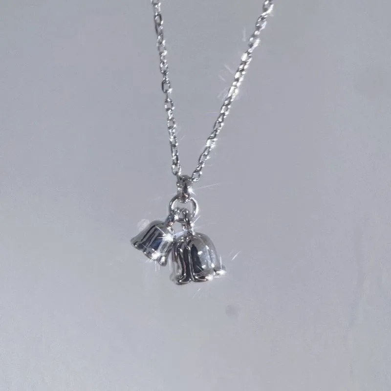 Lily of the Valley Necklace (Solid Silver)