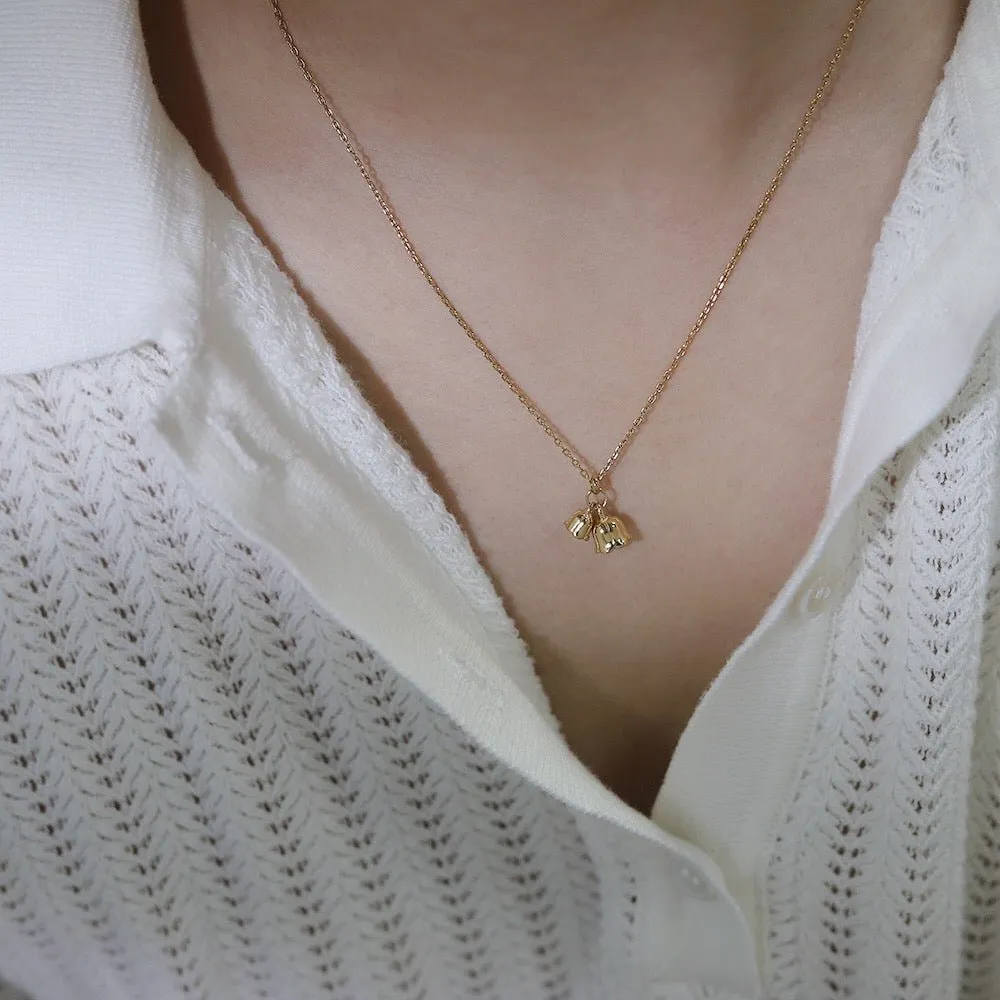 Lily of the Valley Necklace (Solid Silver)