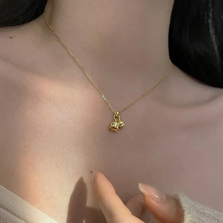 Lily of the Valley Necklace (Solid Silver)
