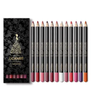 Lippie 12pcs Professional Lip Liner Pencil